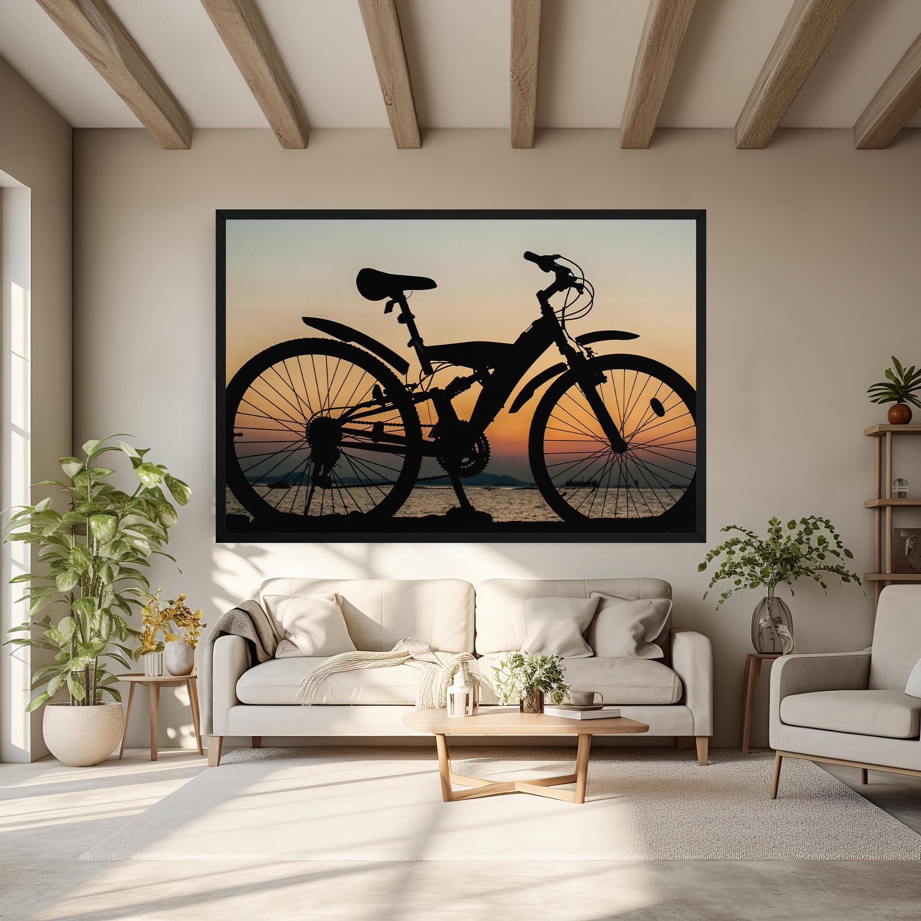 Beautiful Mtb Shilouette mockup 6