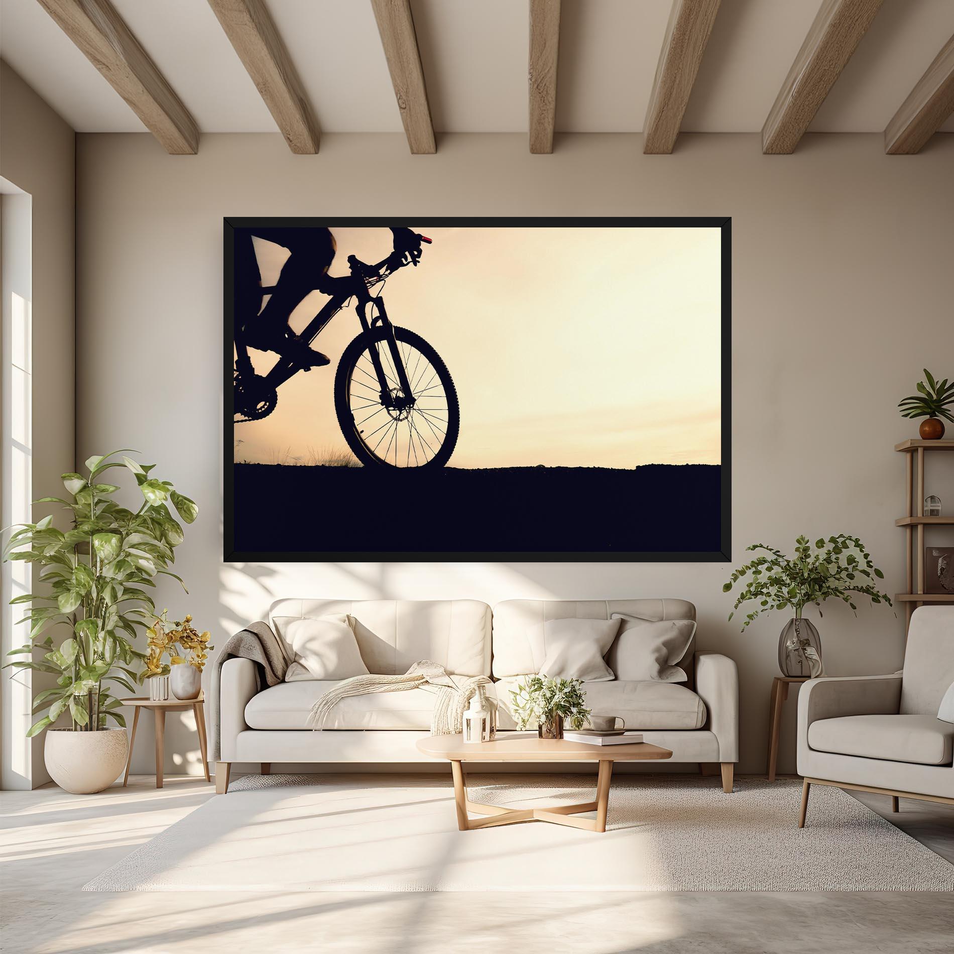 Vászonkép Cream Sky Mtb mockup 6