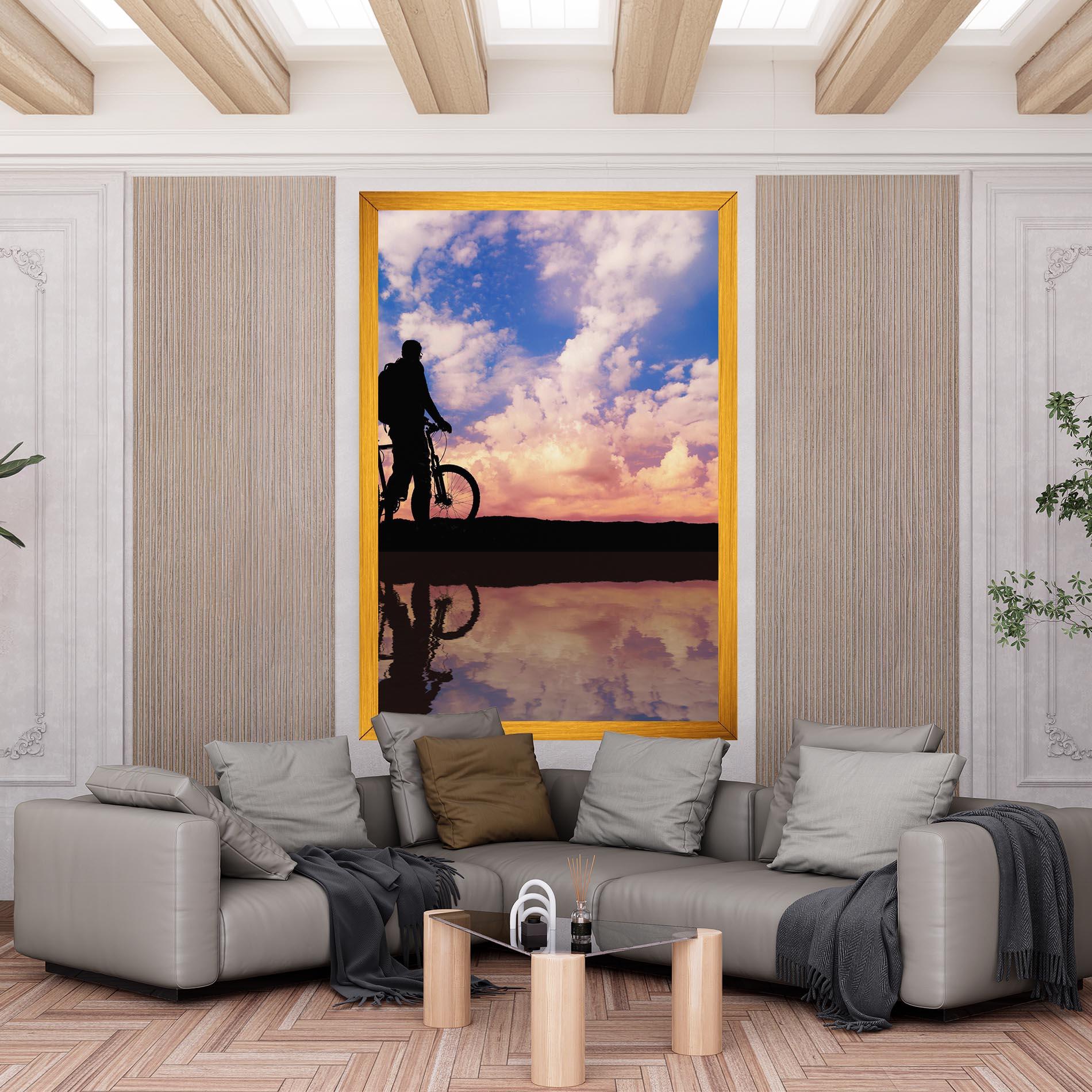 Vászonkép Bike Sunset mockup 6