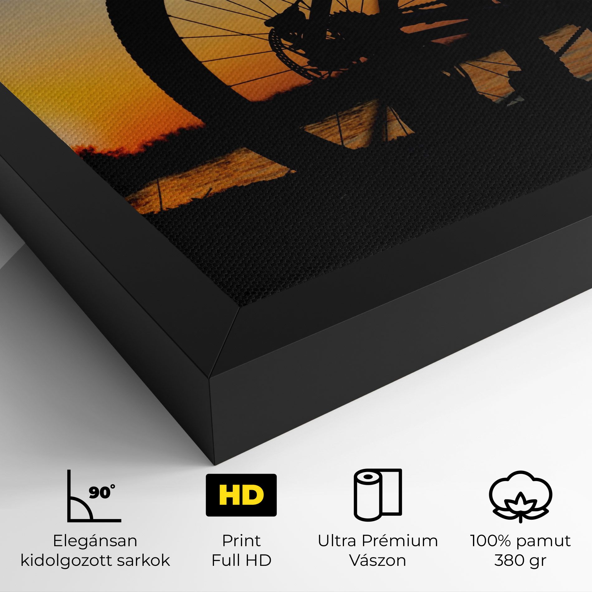 Beach Bike Silhouette mockup 4