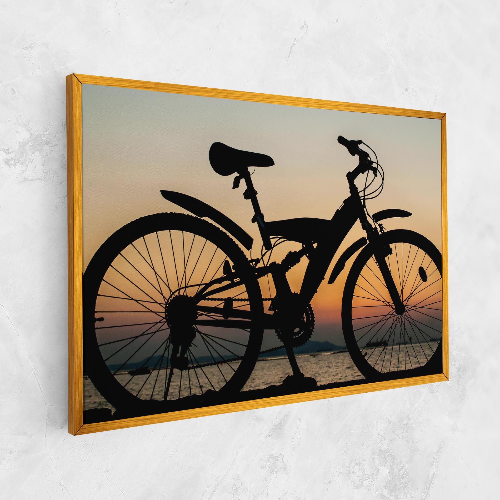 Beautiful Mtb Shilouette mockup 1
