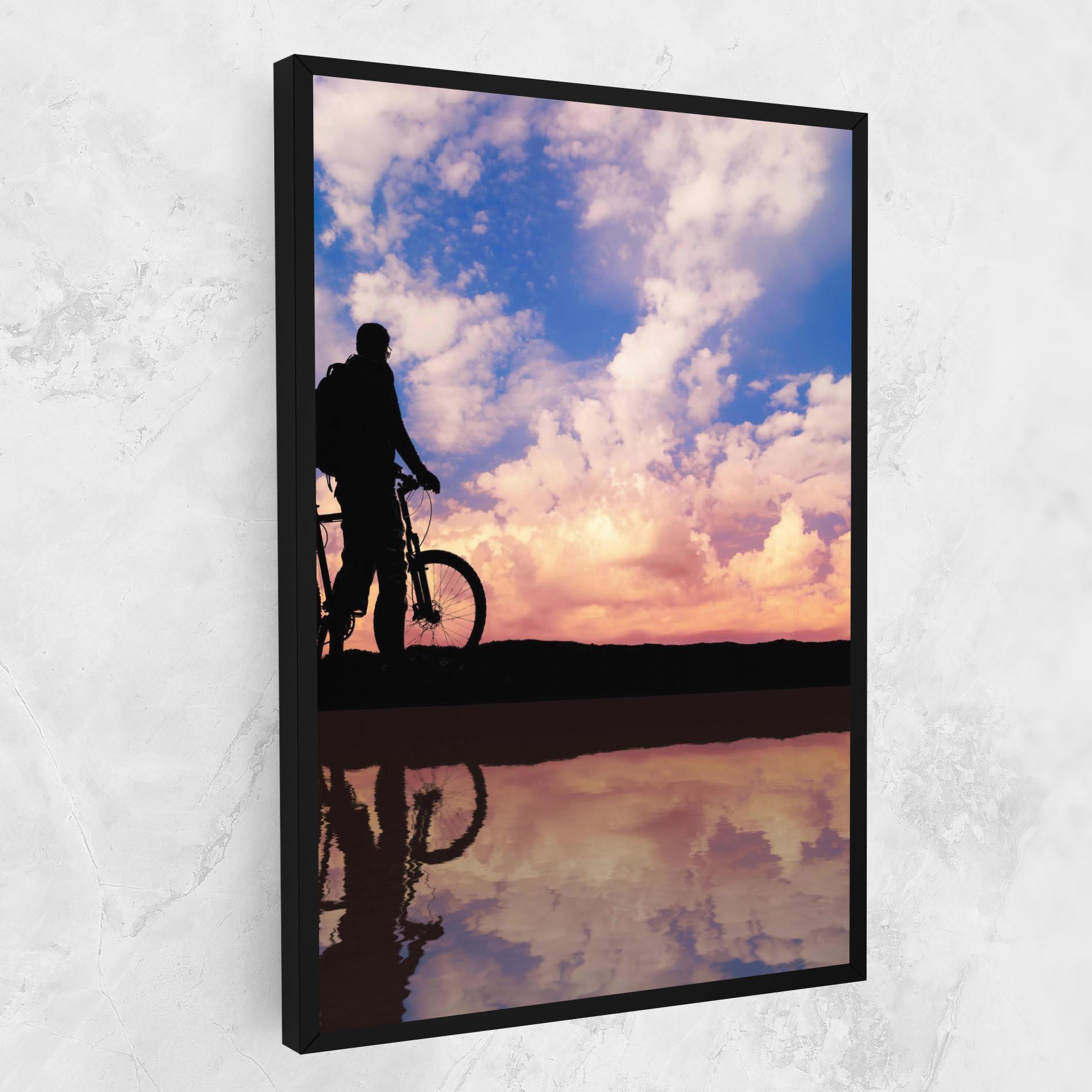 Vászonkép Bike Sunset mockup 1