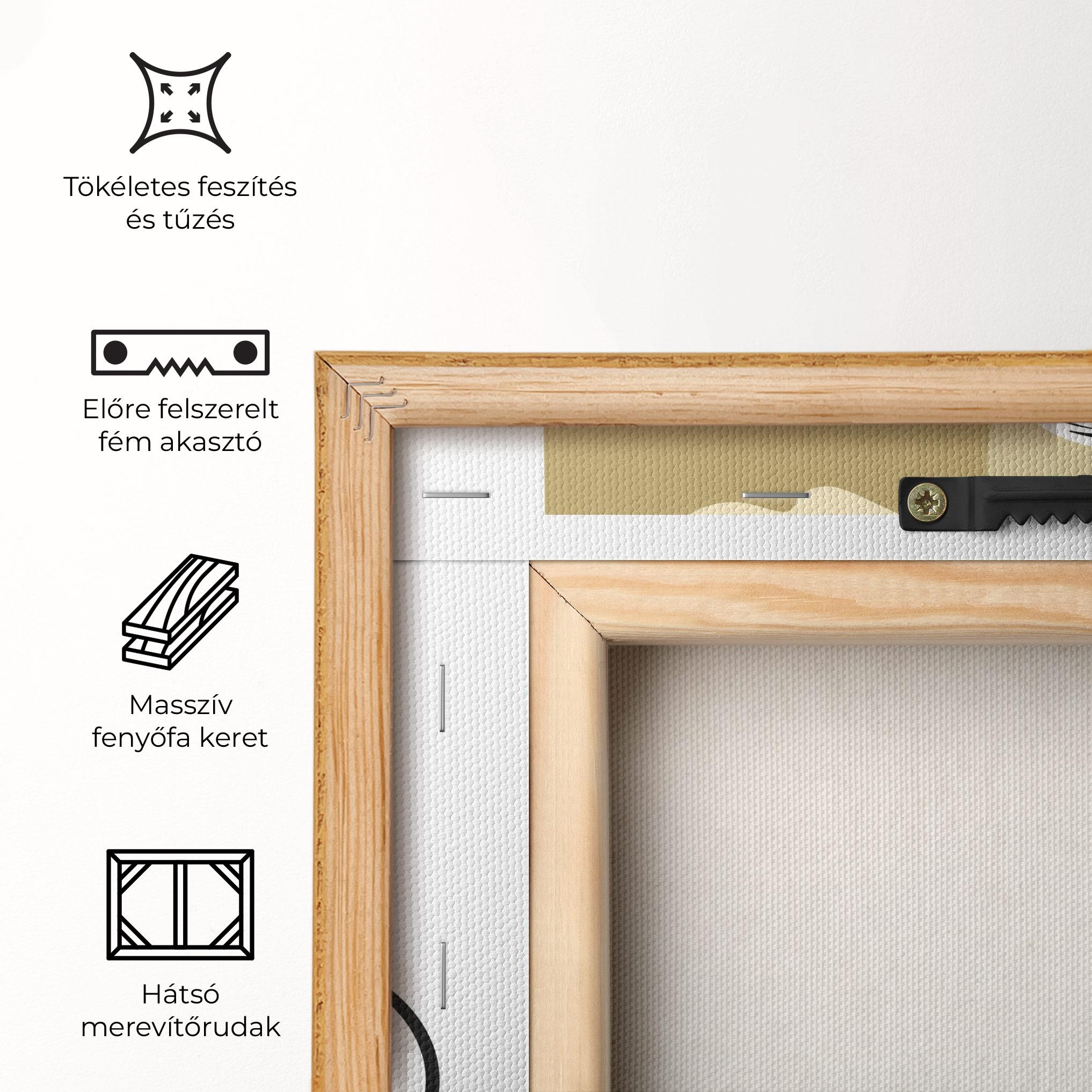 Vászonkép Dog On Bike mockup 5