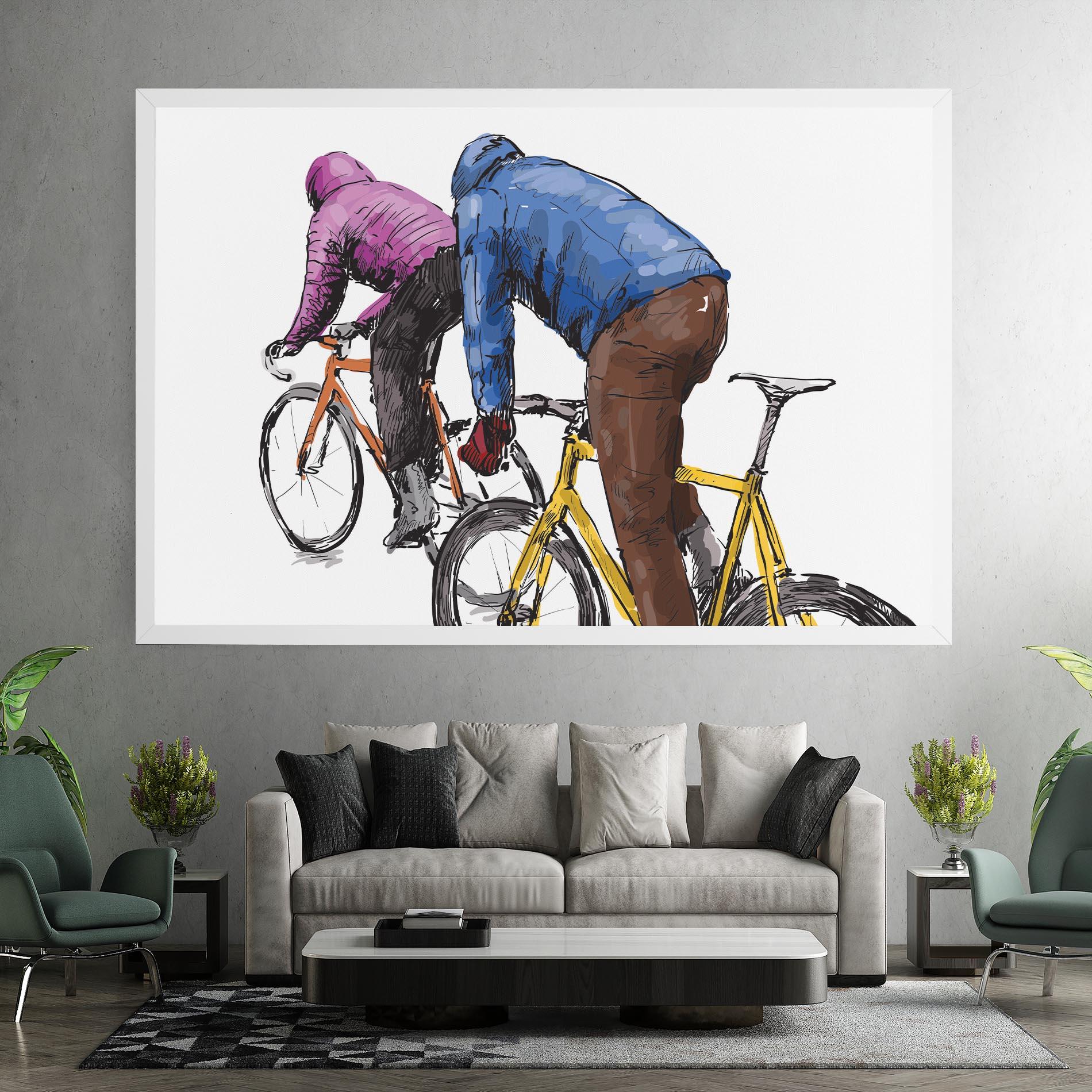 Vászonkép Bike Trip mockup 7