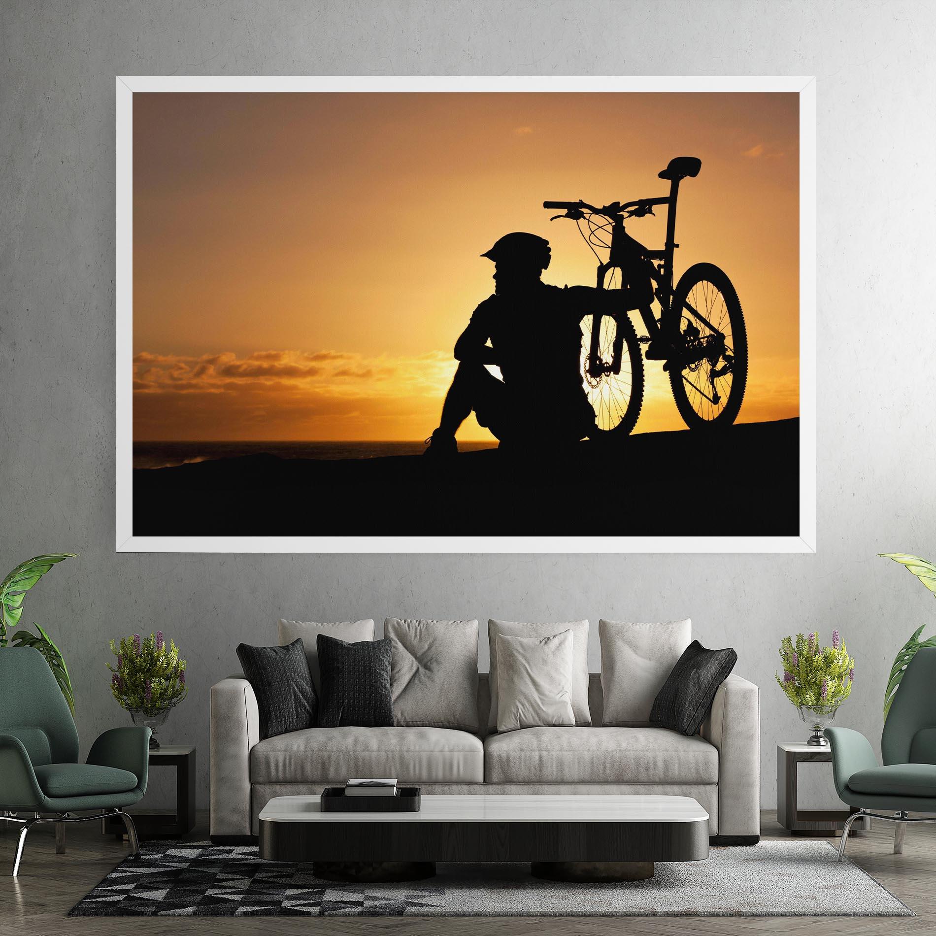 Vászonkép Relax Bike mockup 7