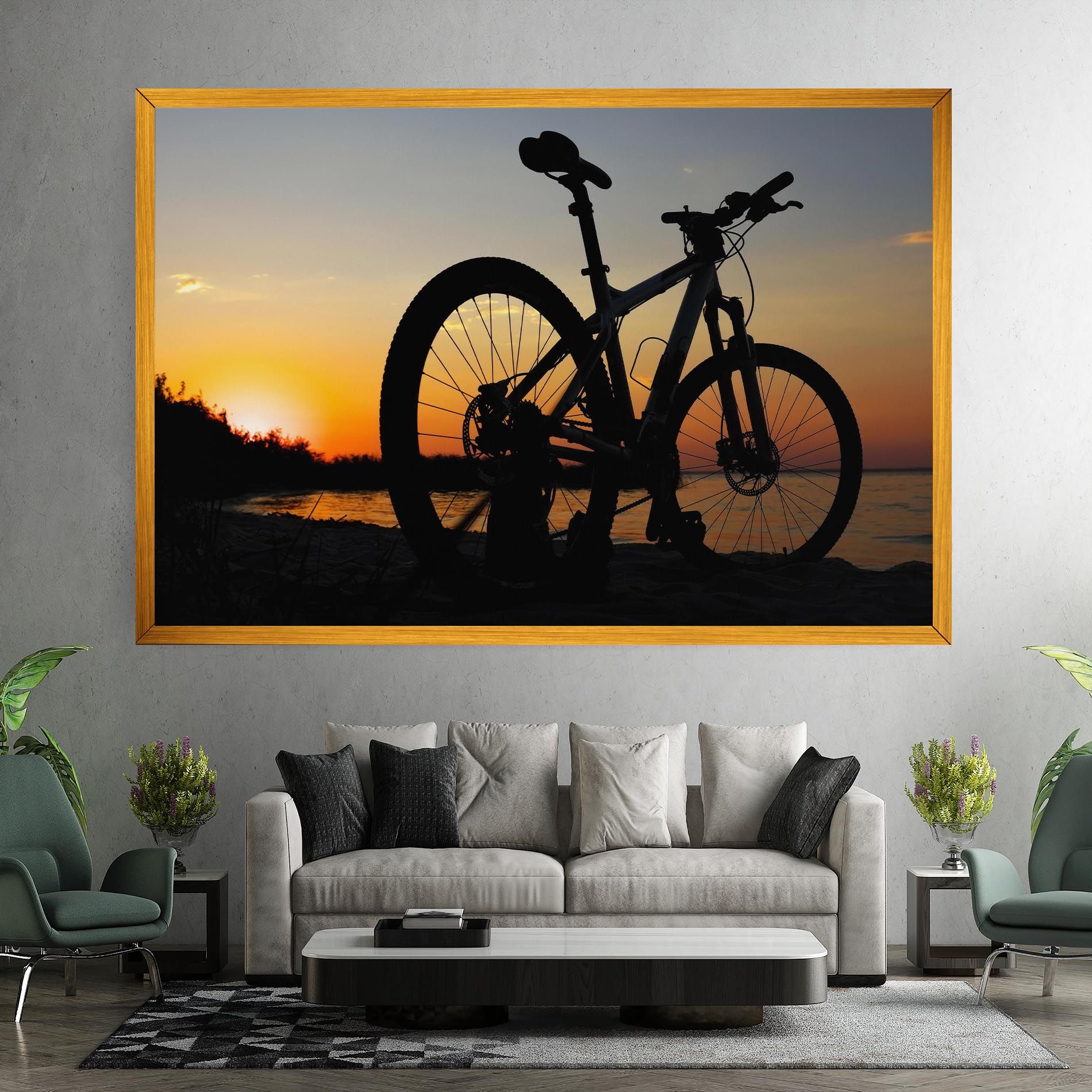 Beach Bike Silhouette mockup 7