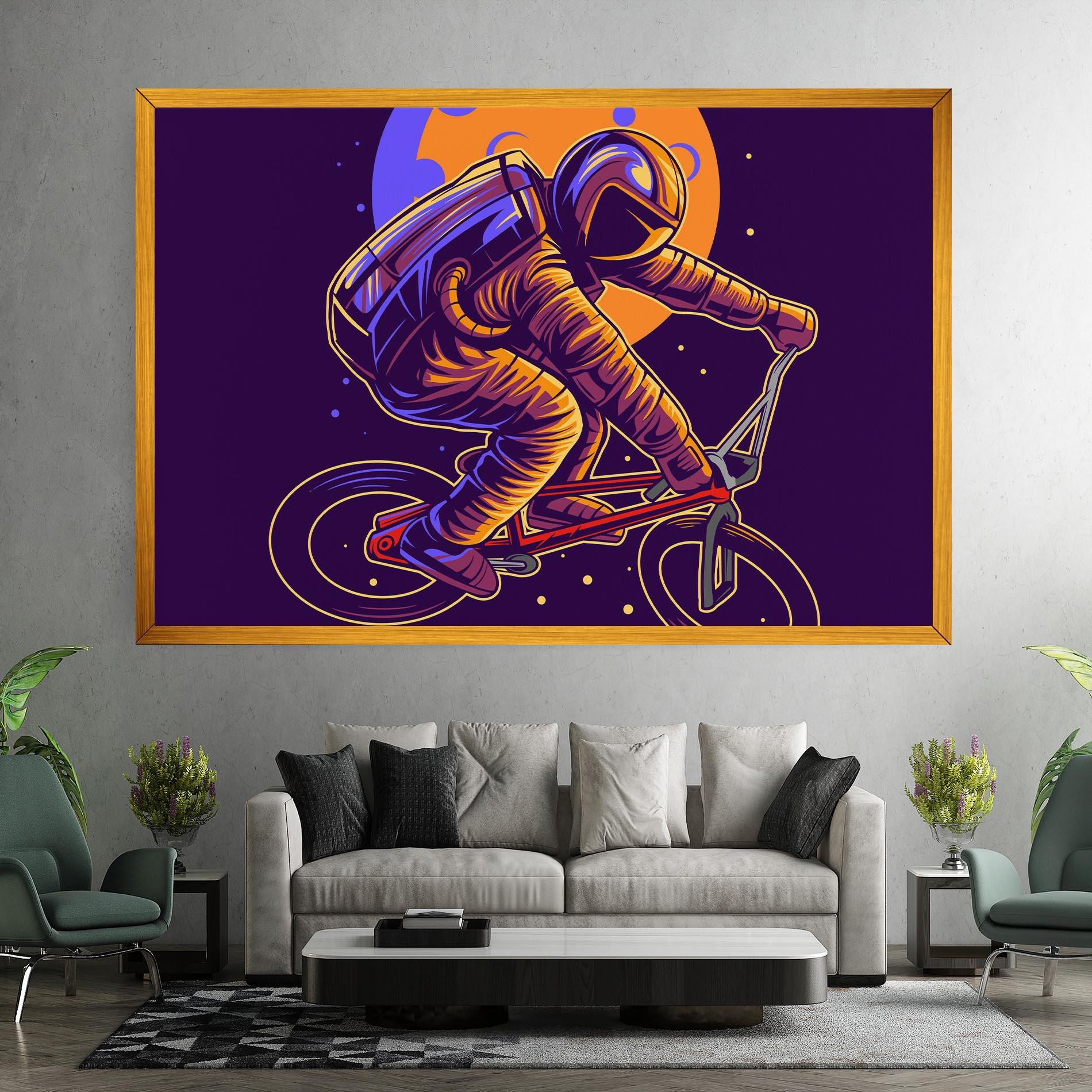 Vászonkép Moon Bike mockup 7