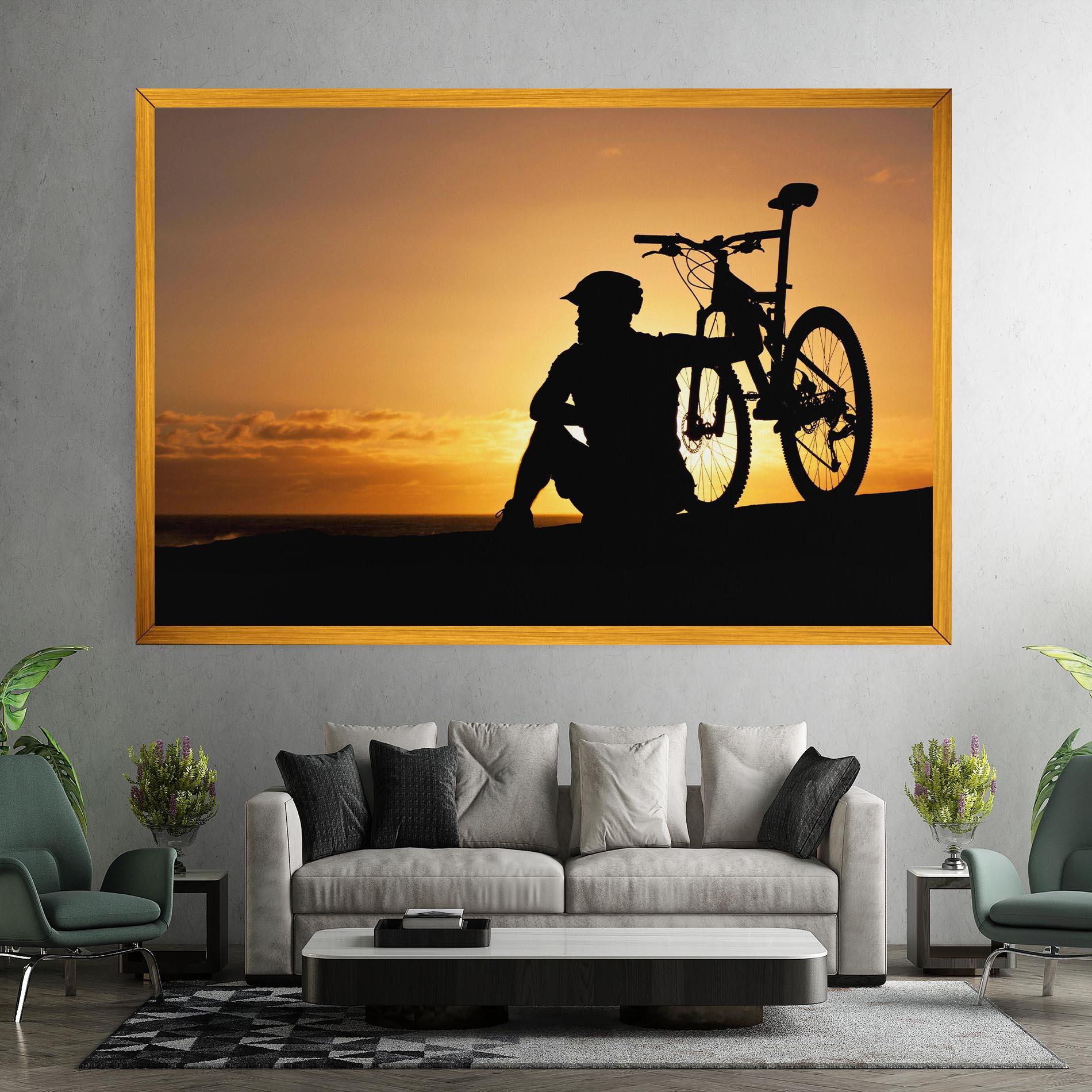 Vászonkép Relax Bike mockup 7