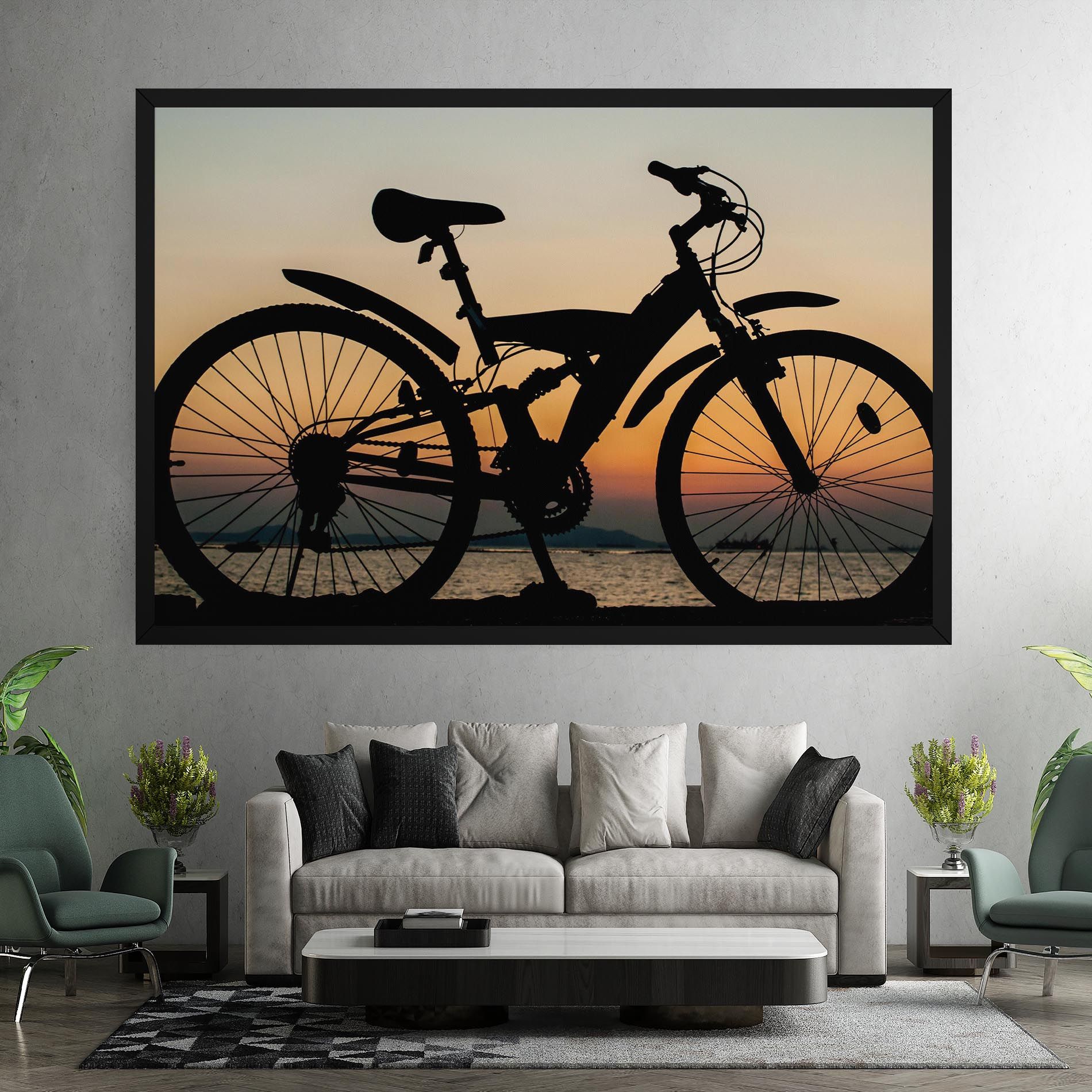Beautiful Mtb Shilouette mockup 7