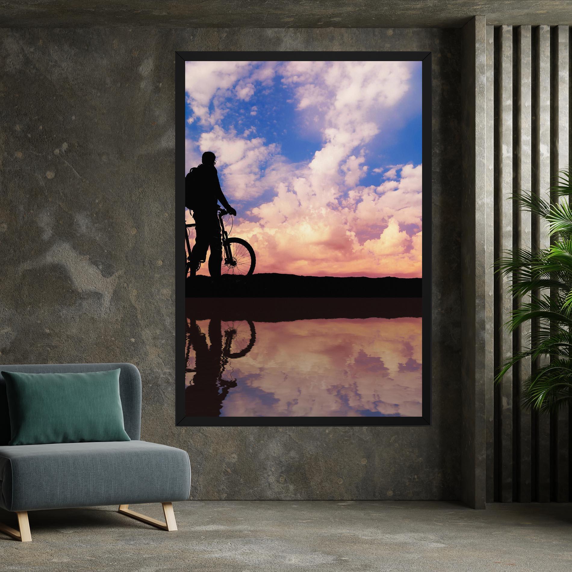 Vászonkép Bike Sunset mockup 7