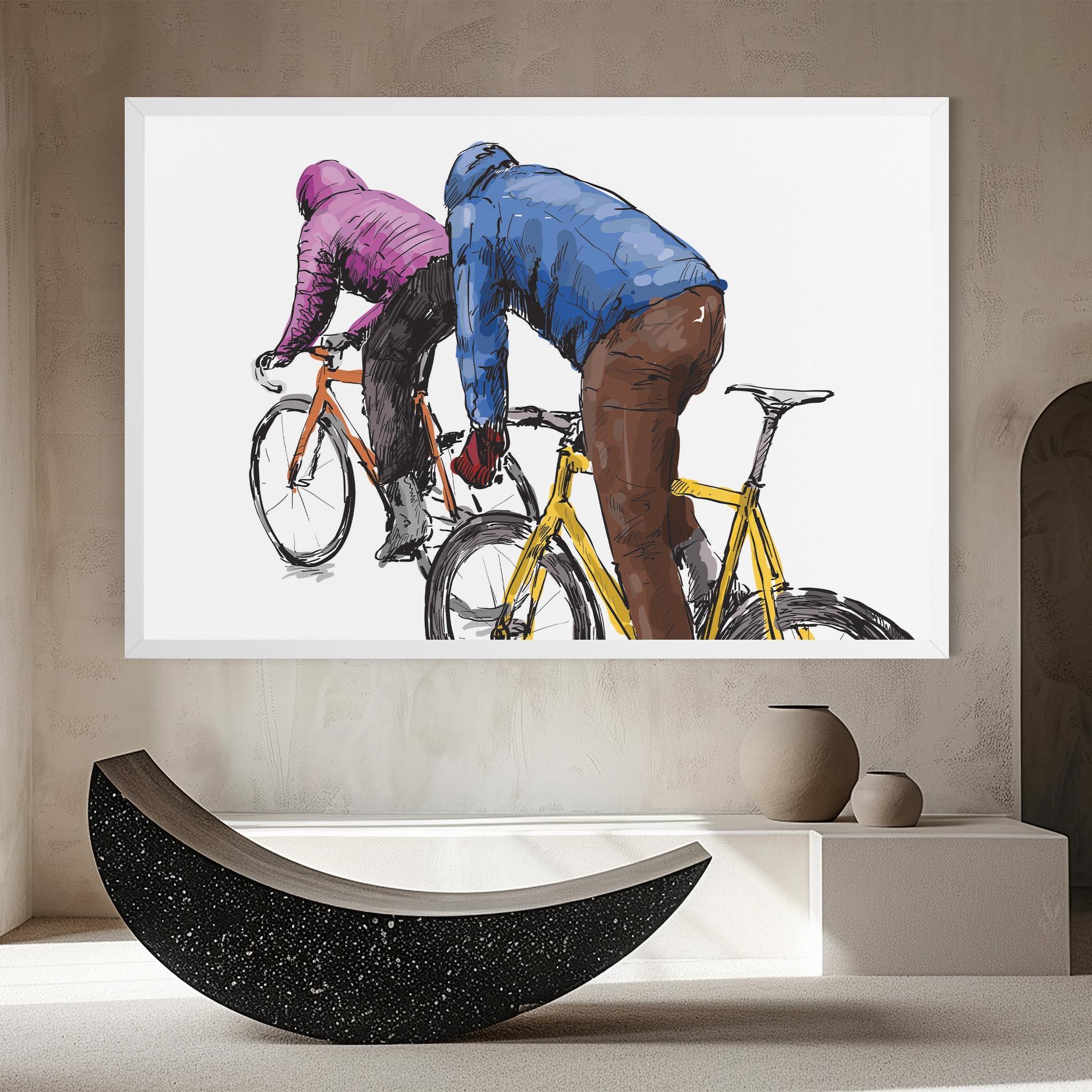 Vászonkép Bike Trip mockup 8