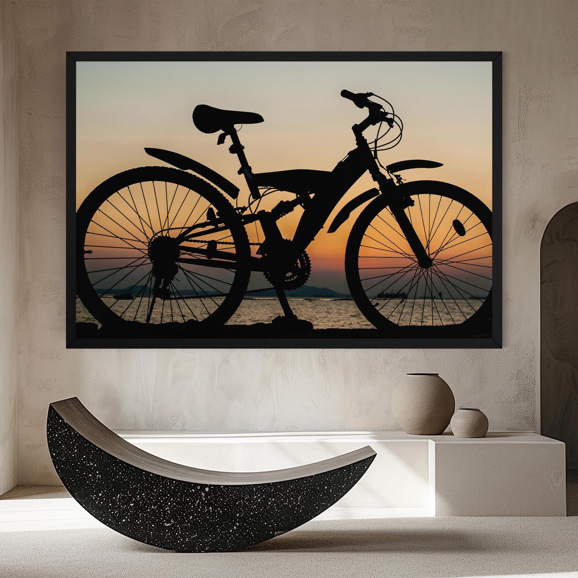 Beautiful Mtb Shilouette mockup 8
