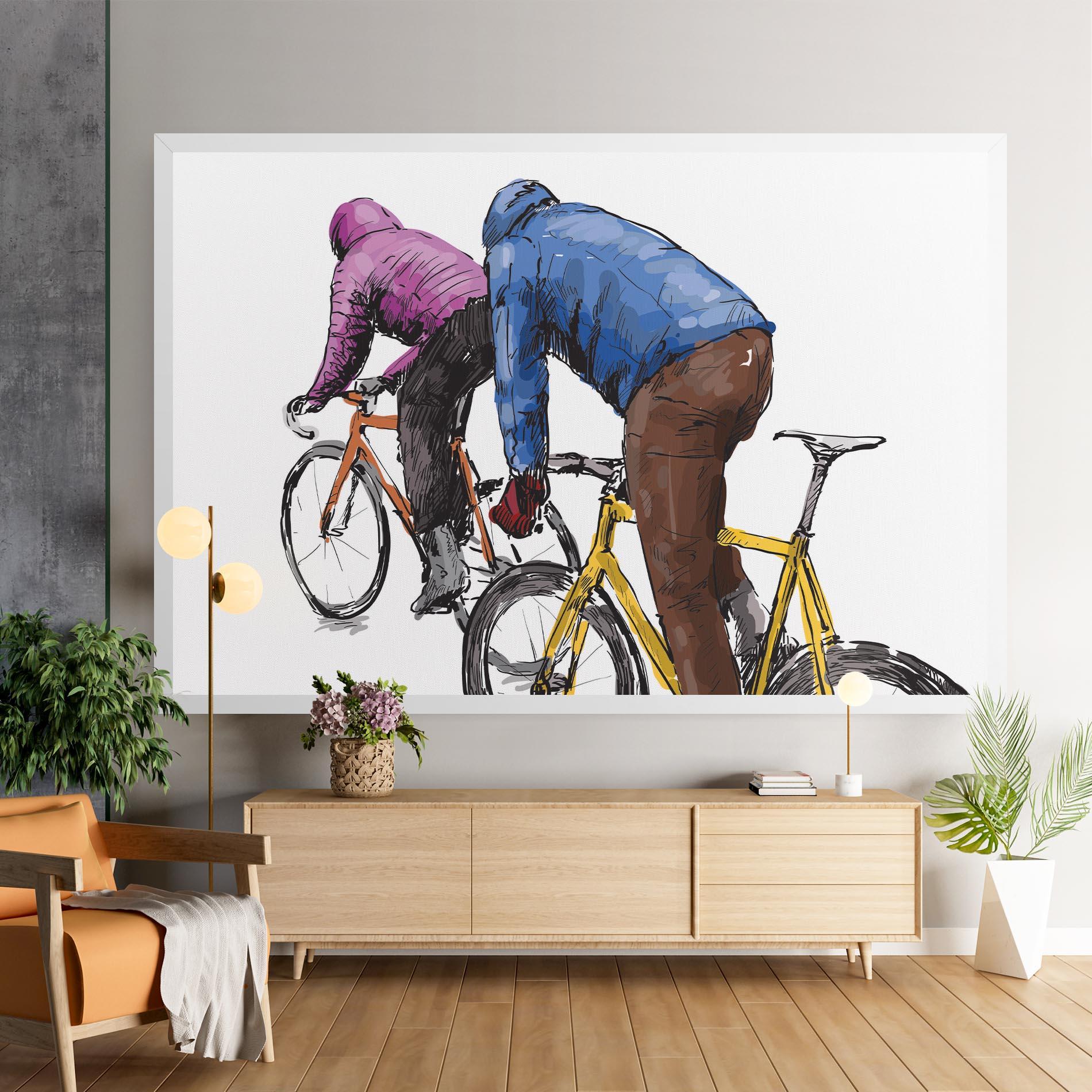 Vászonkép Bike Trip mockup 9