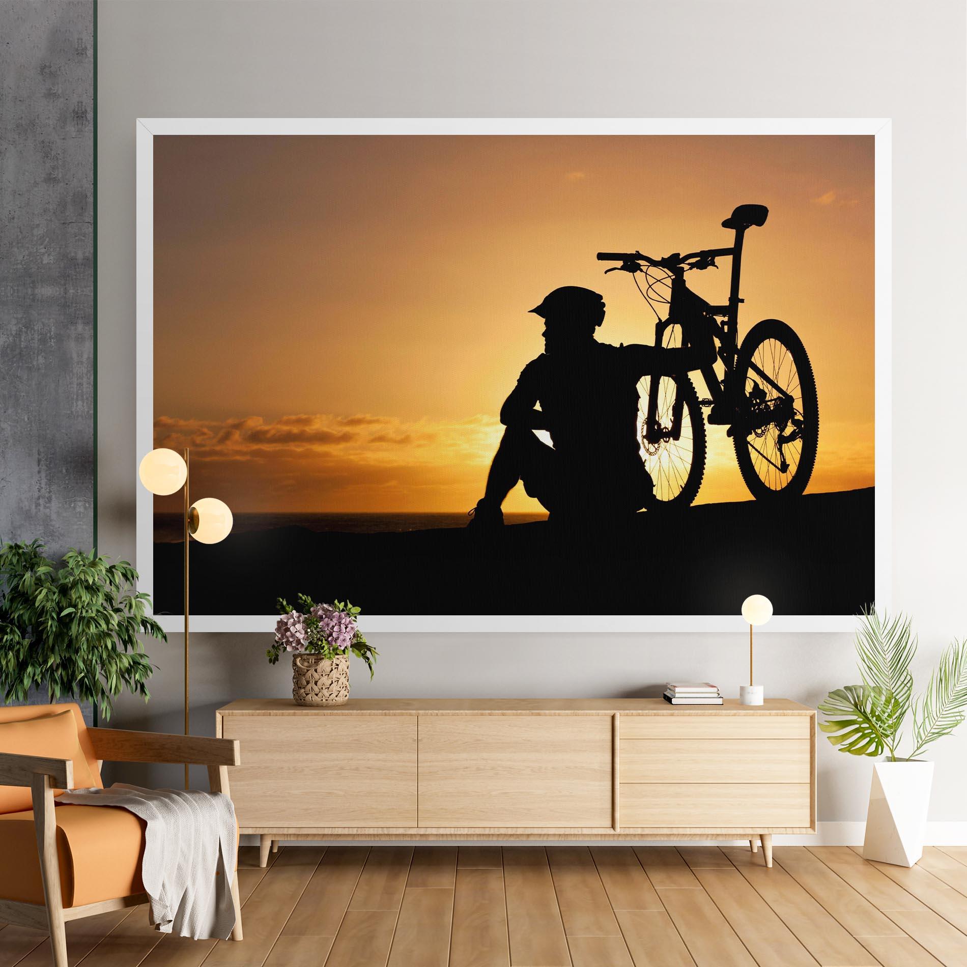 Vászonkép Relax Bike mockup 9