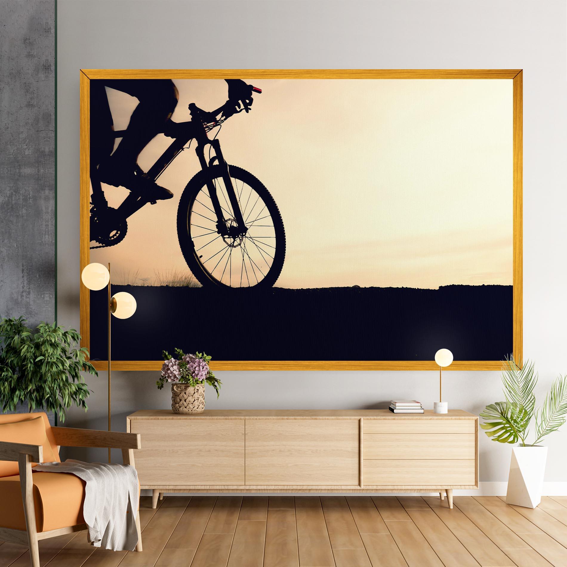 Vászonkép Cream Sky Mtb mockup 9