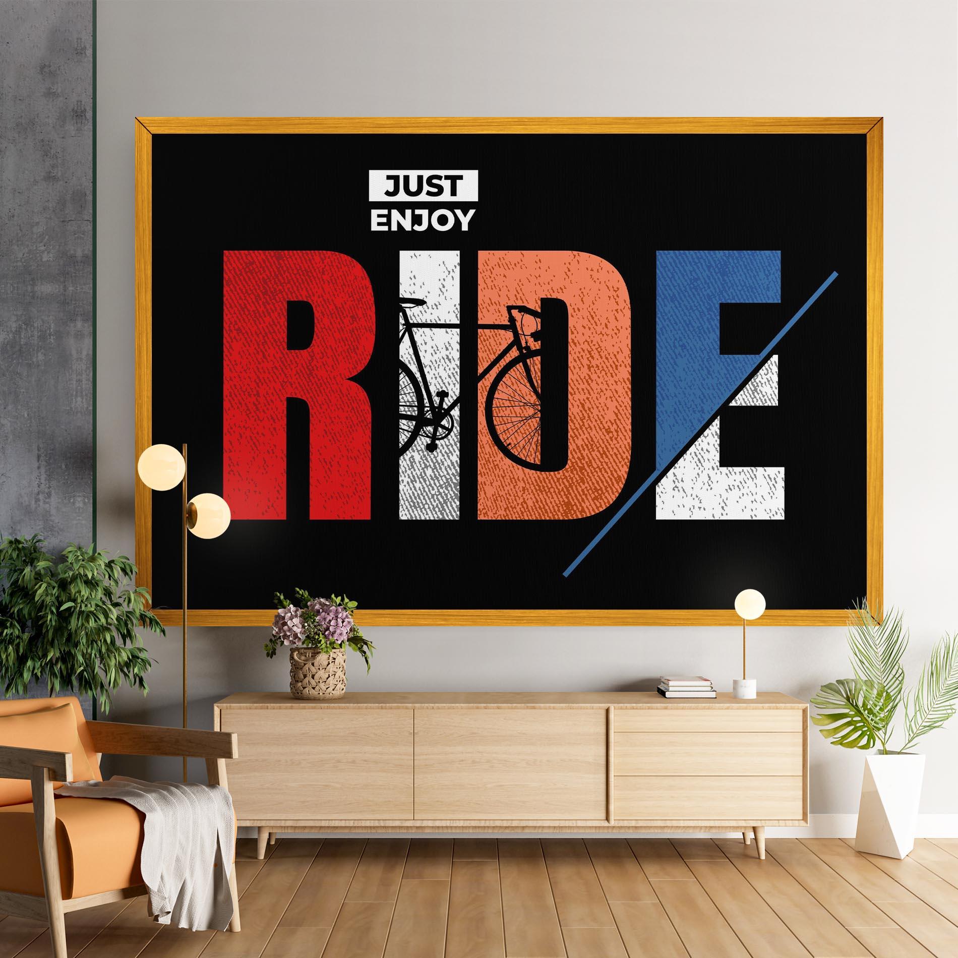 Vászonkép Ride mockup 9