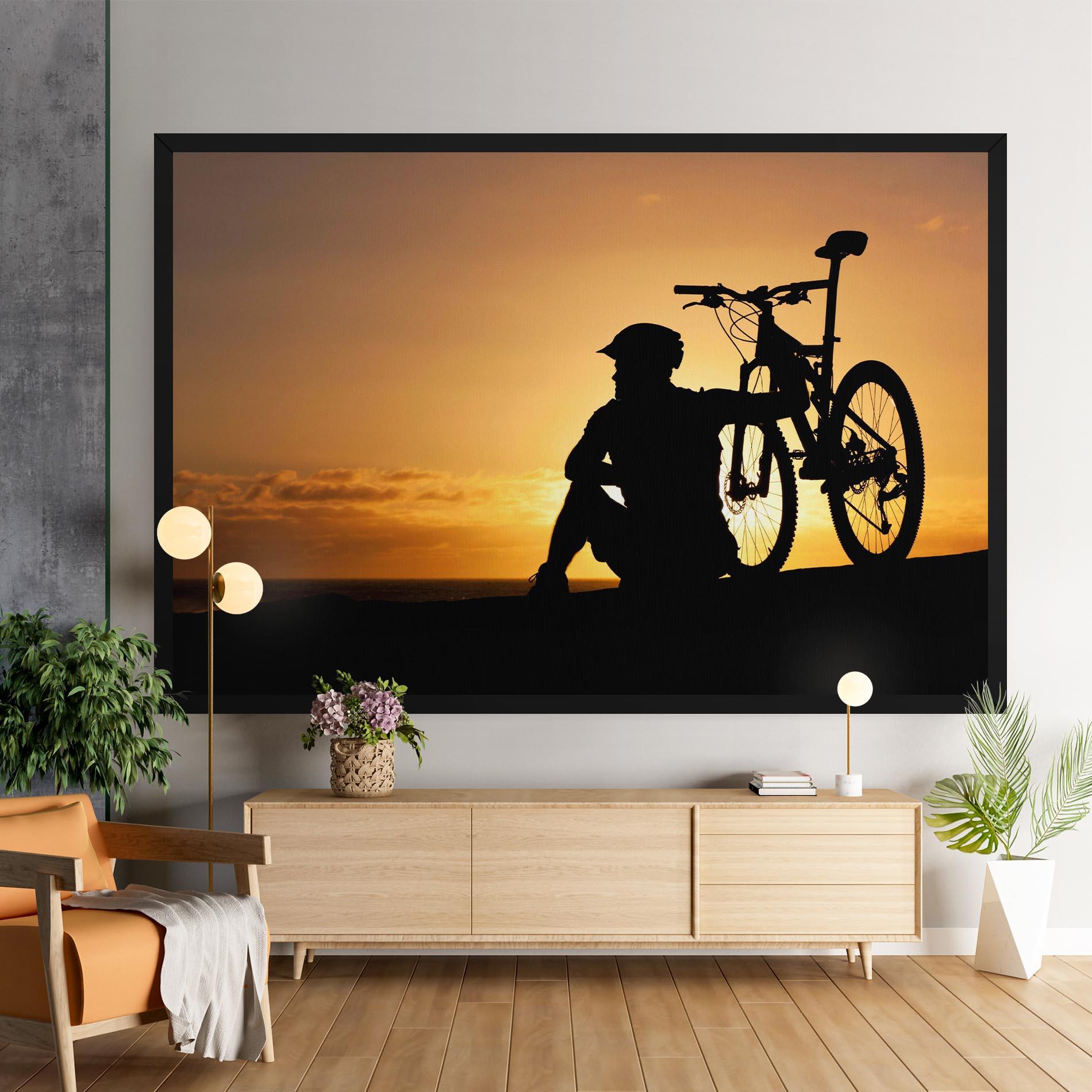 Vászonkép Relax Bike mockup 9