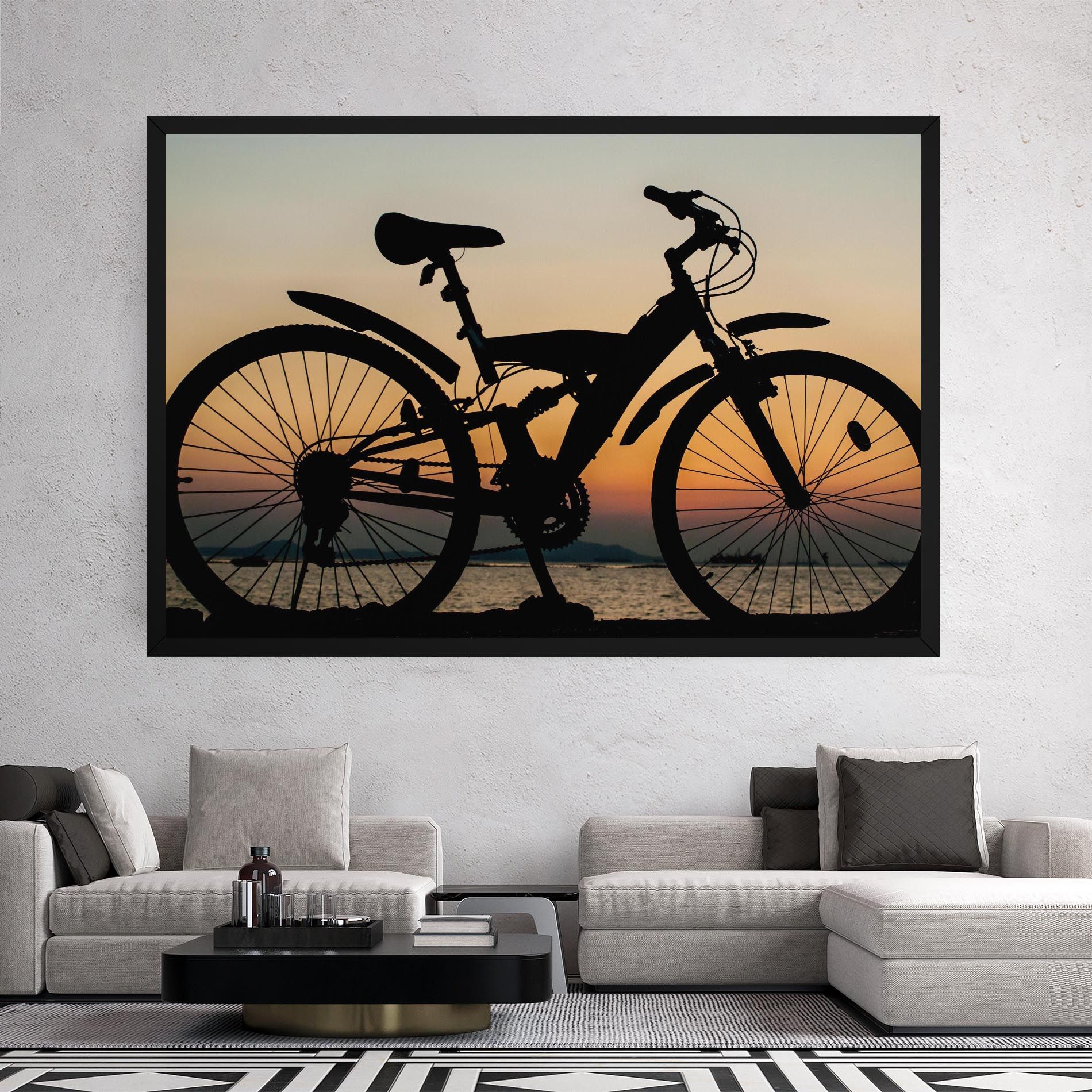 Beautiful Mtb Shilouette mockup 2