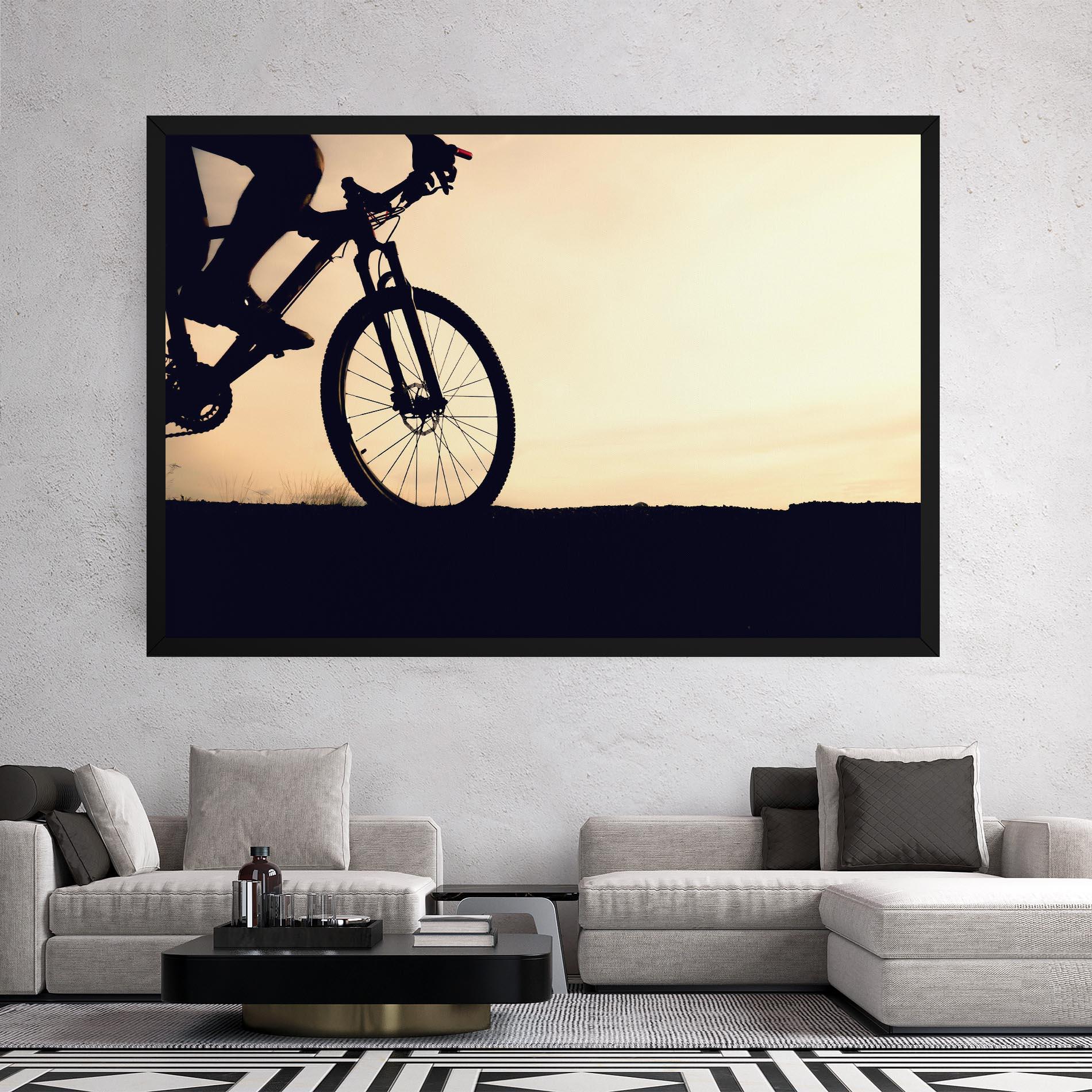Vászonkép Cream Sky Mtb mockup 2