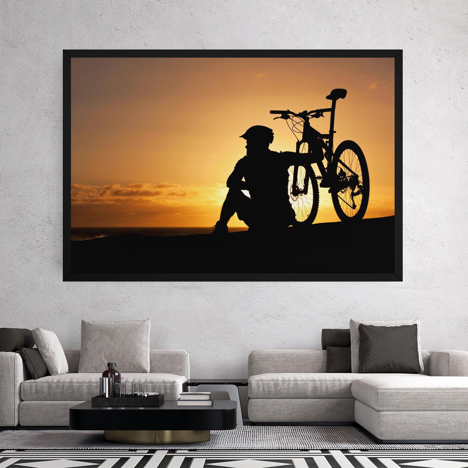 Vászonkép Relax Bike mockup 2