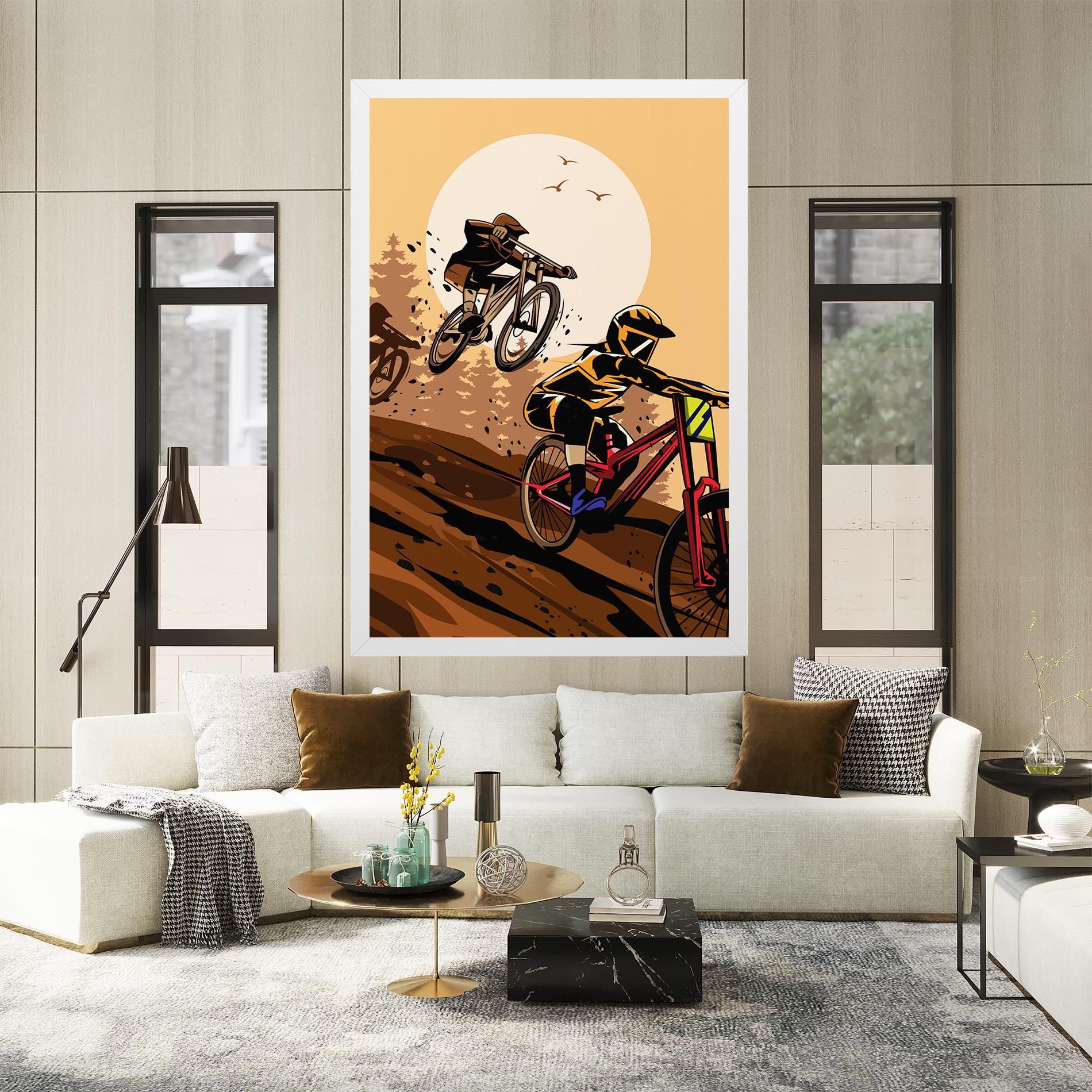 Downhill Bike mockup 2