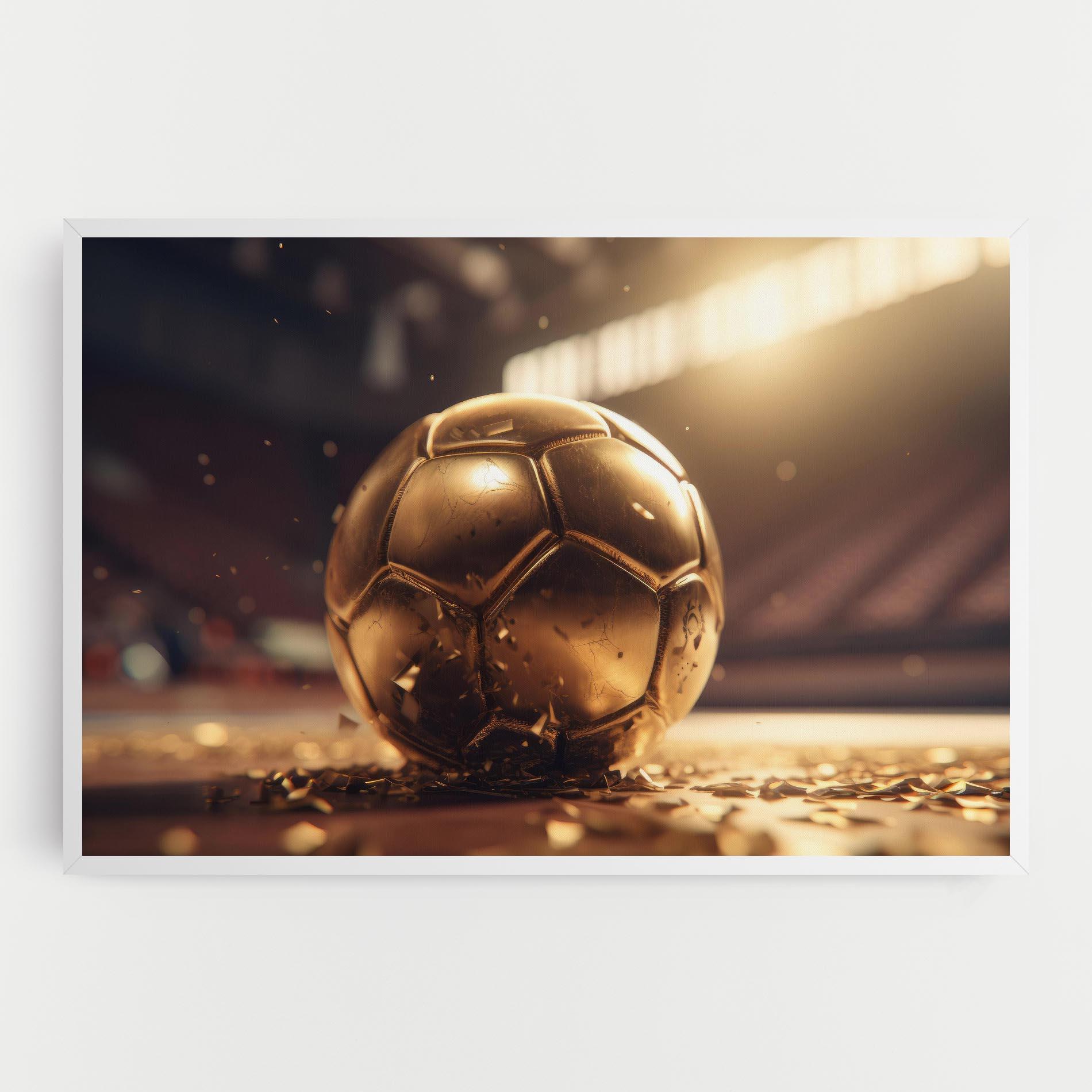Vászonkép Award For Football mockup 0