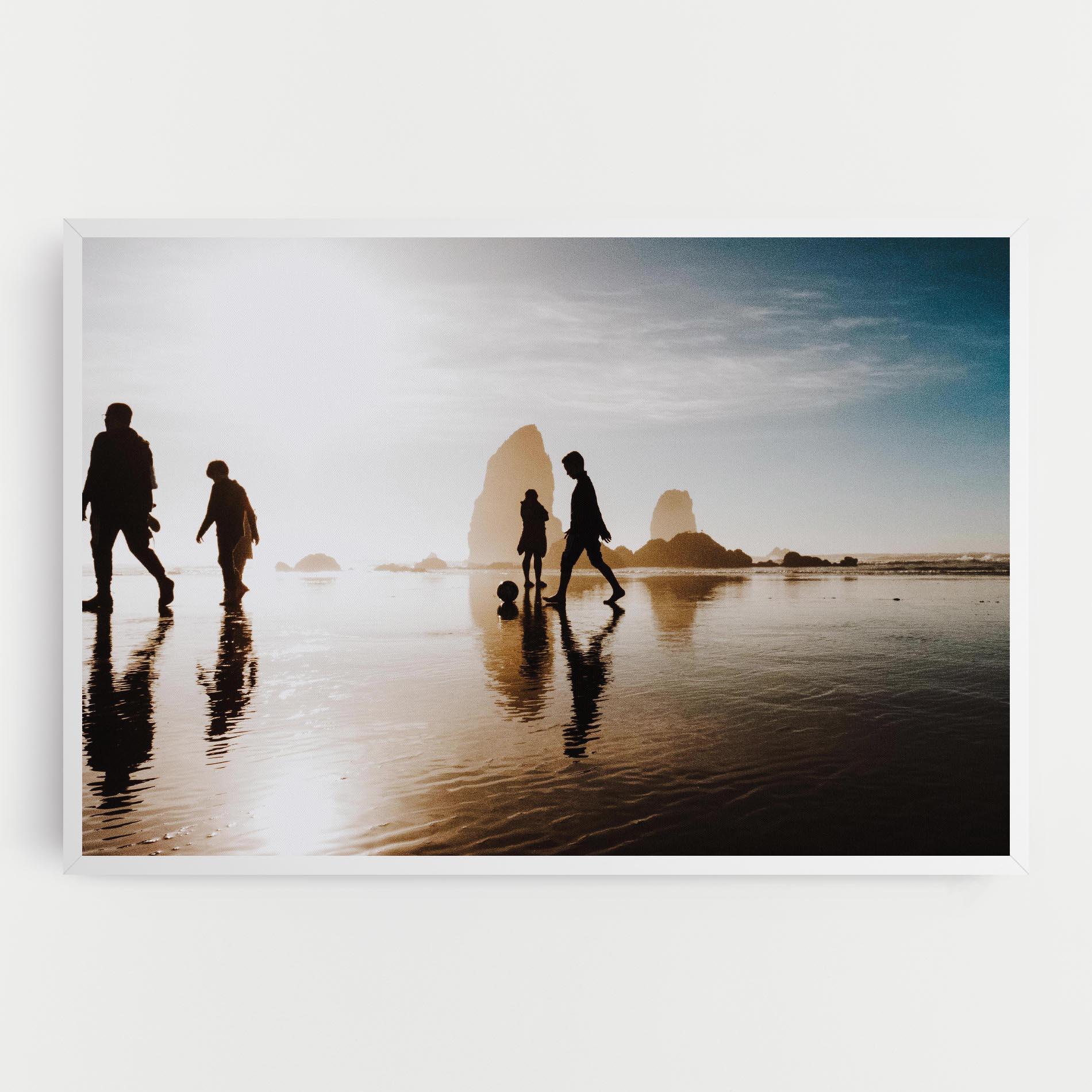 Vászonkép Football On Water mockup 0