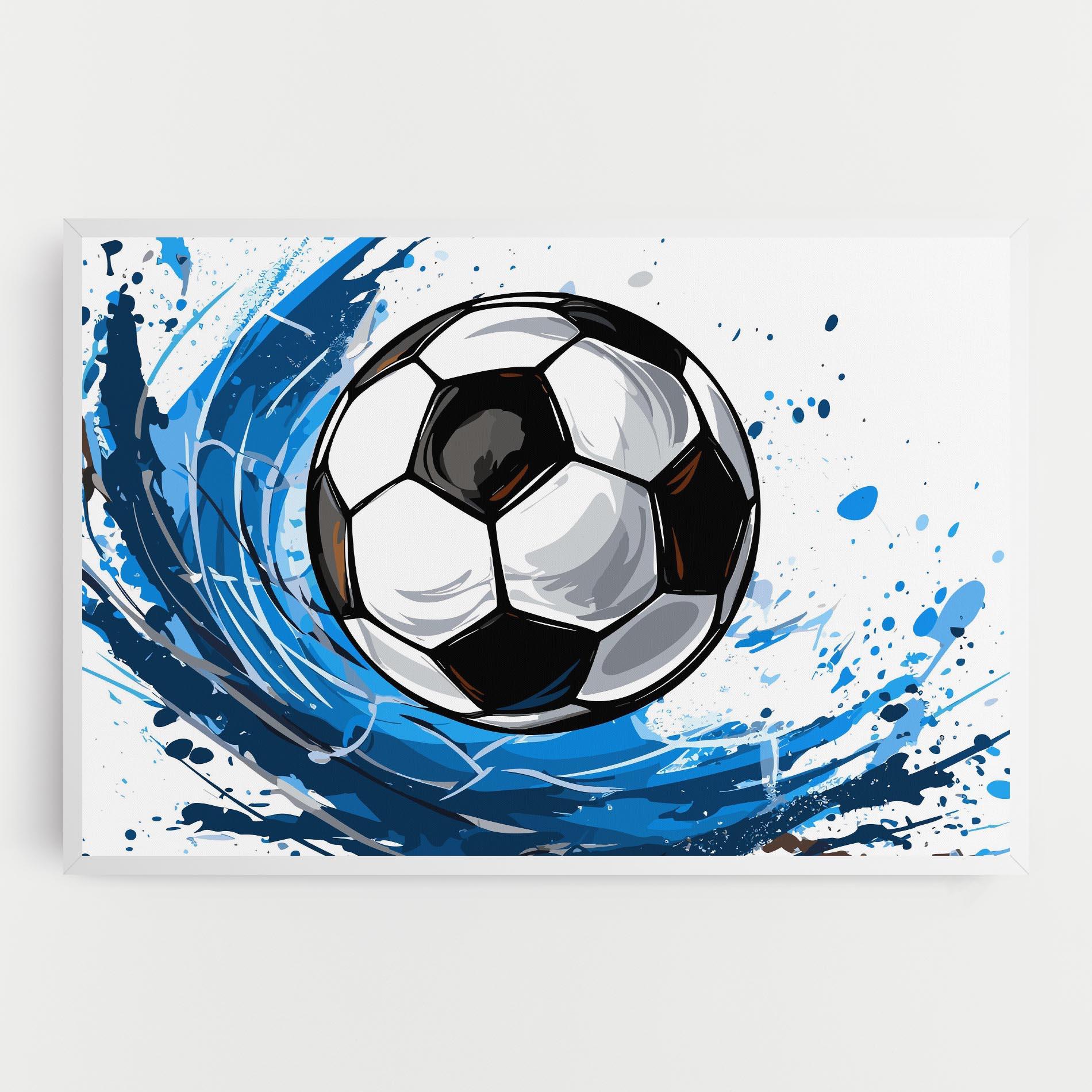 Vászonkép Football Wave mockup 0