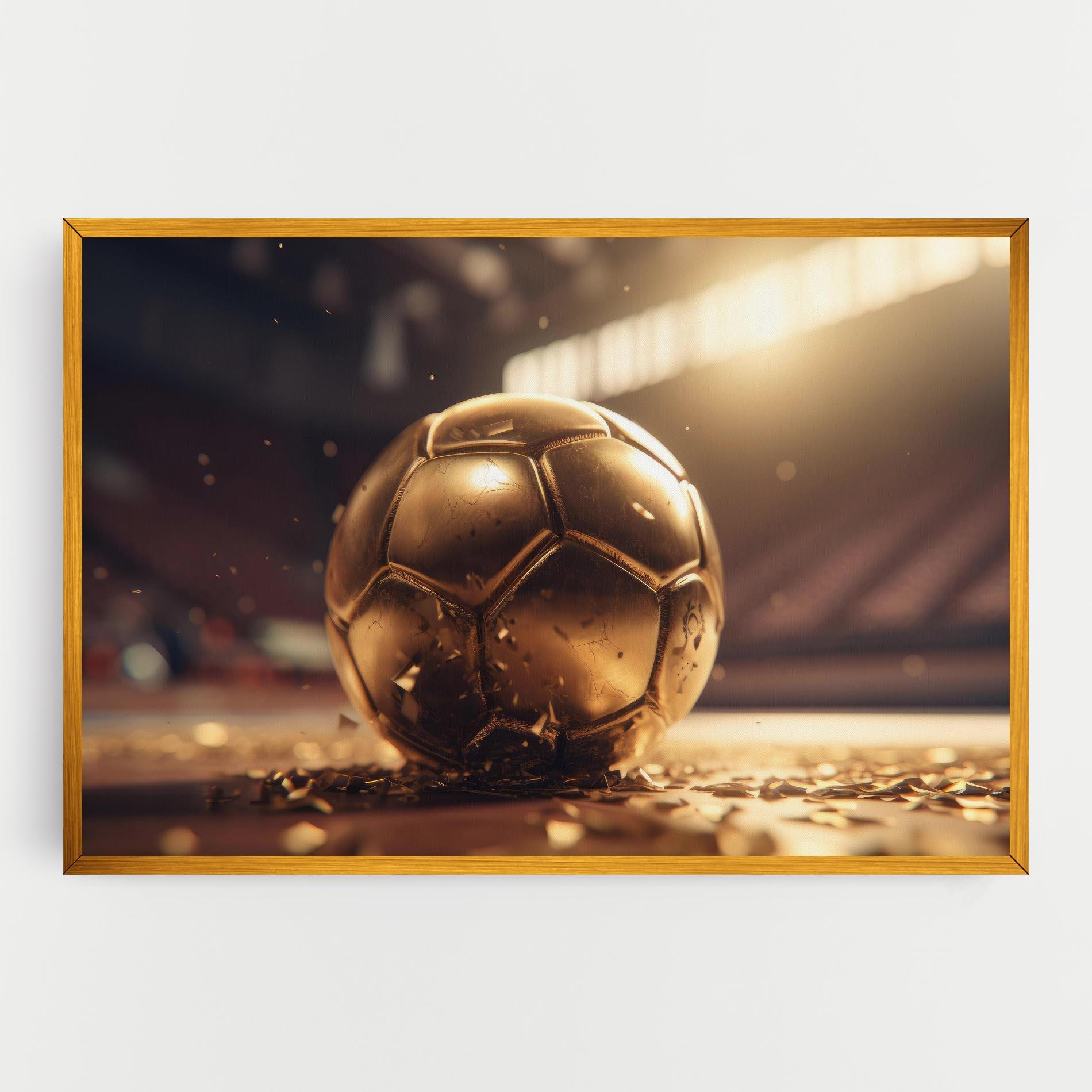 Vászonkép Award For Football mockup 0