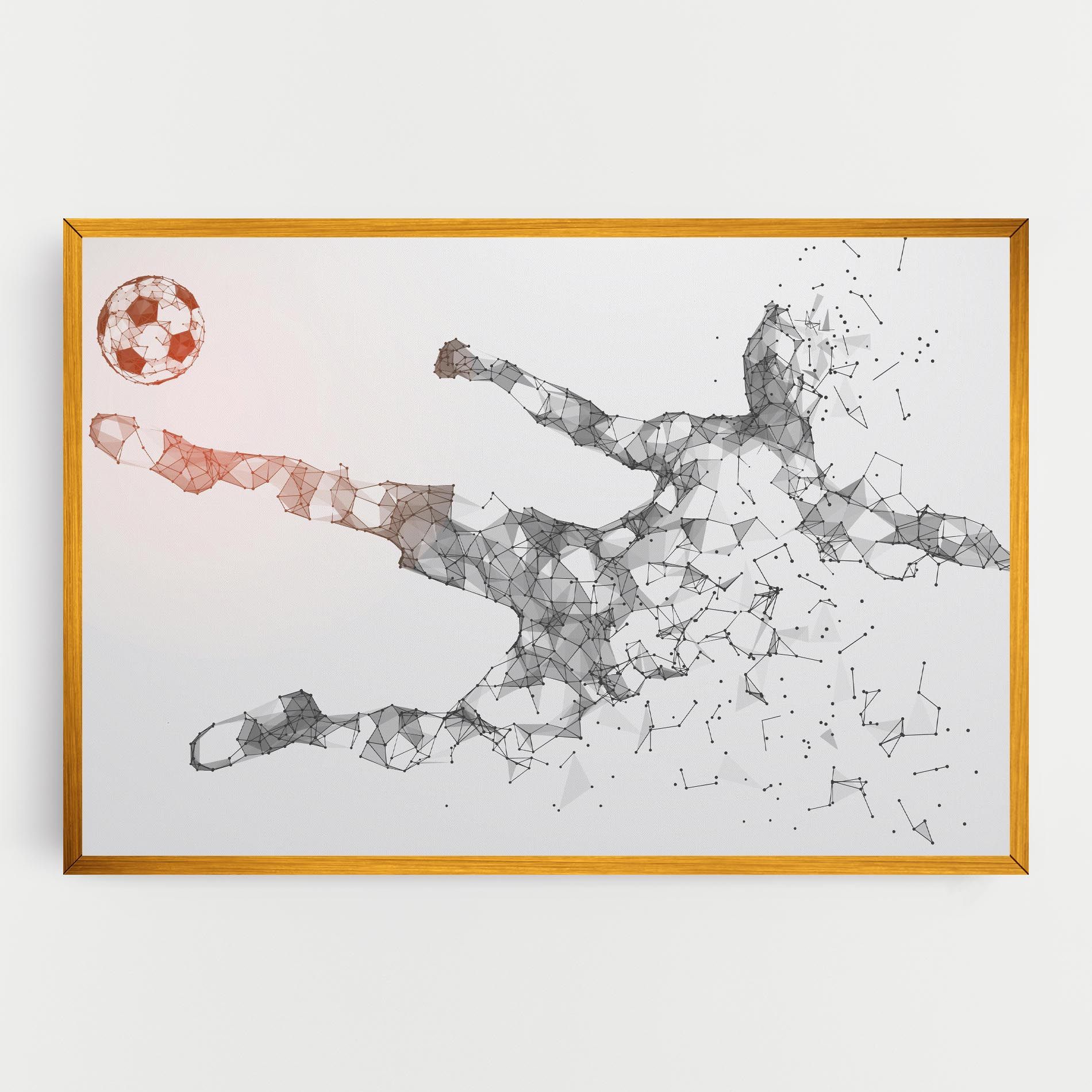 Football Orange Ball mockup 0