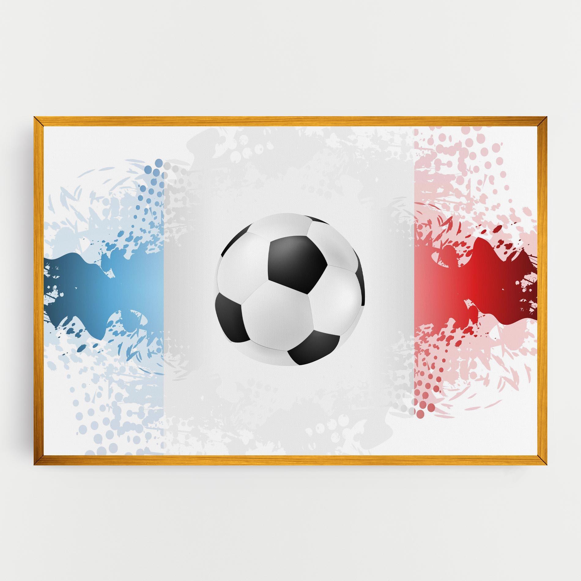 Vászonkép France Football mockup 0