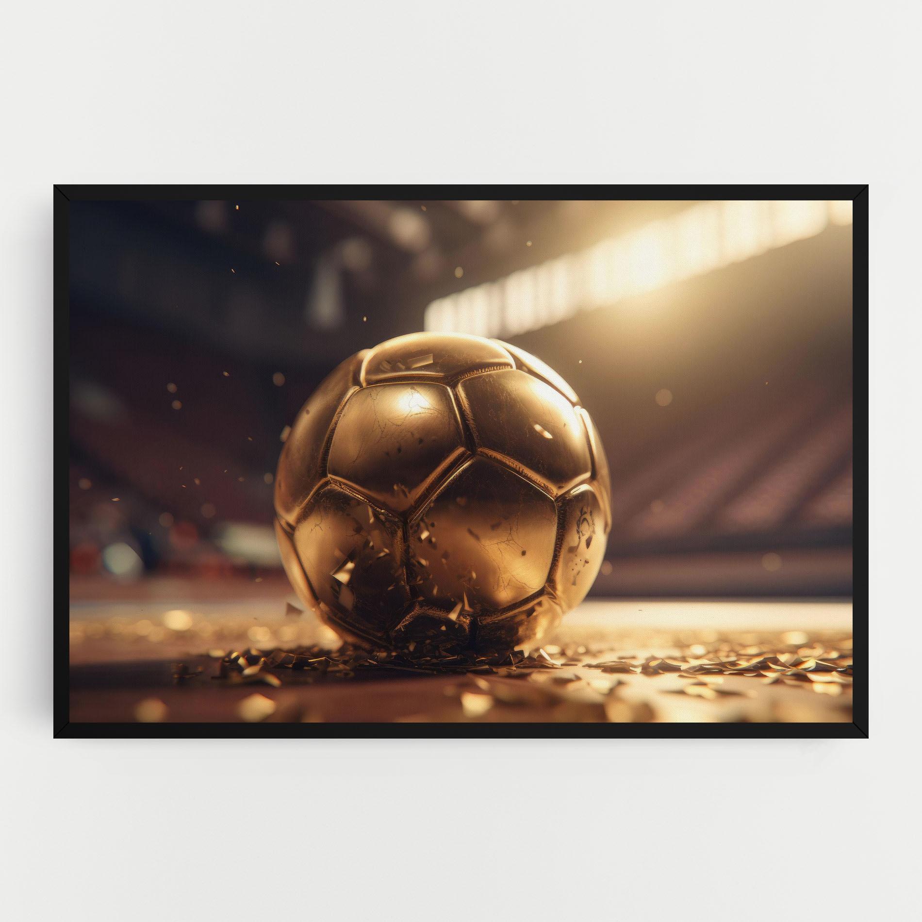 Vászonkép Award For Football mockup 0