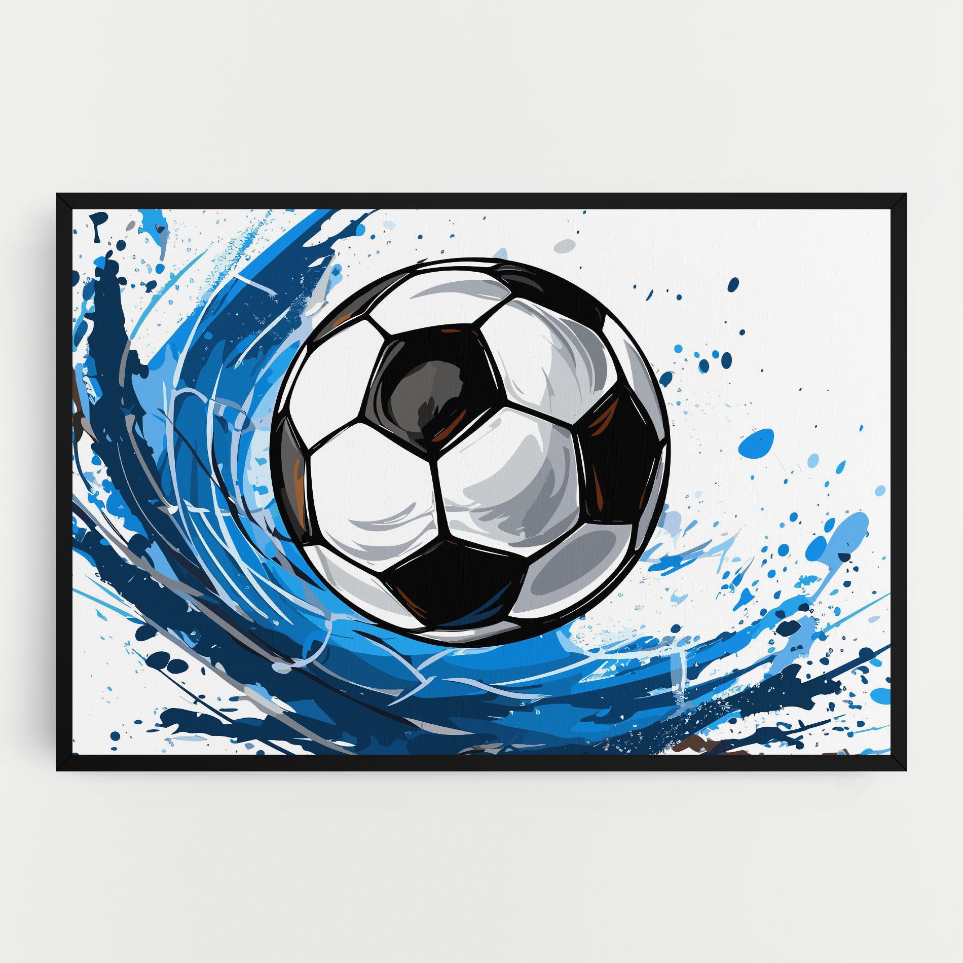 Vászonkép Football Wave mockup 0