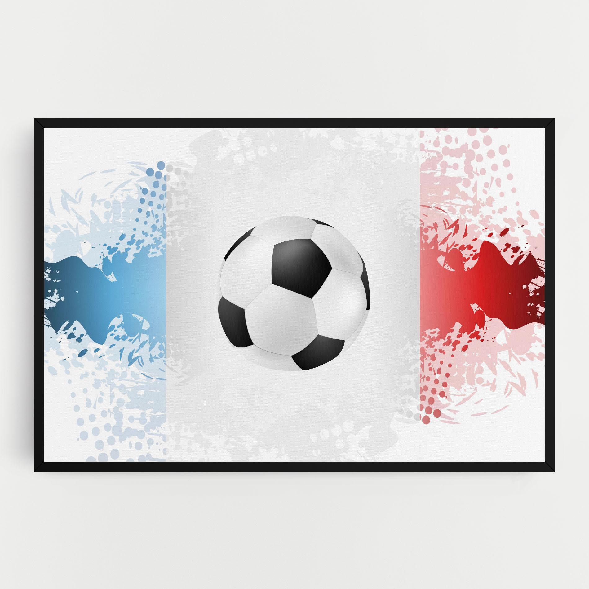 Vászonkép France Football mockup 0