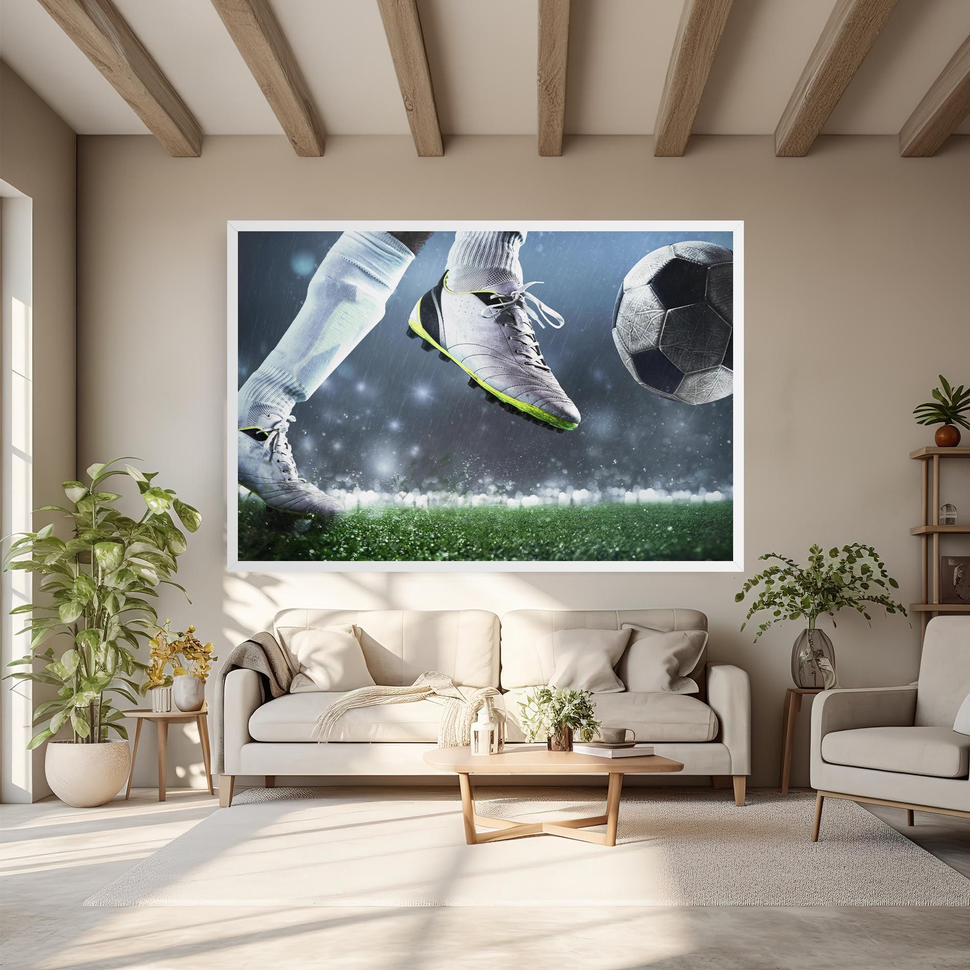 Close Up Football Scene mockup 6