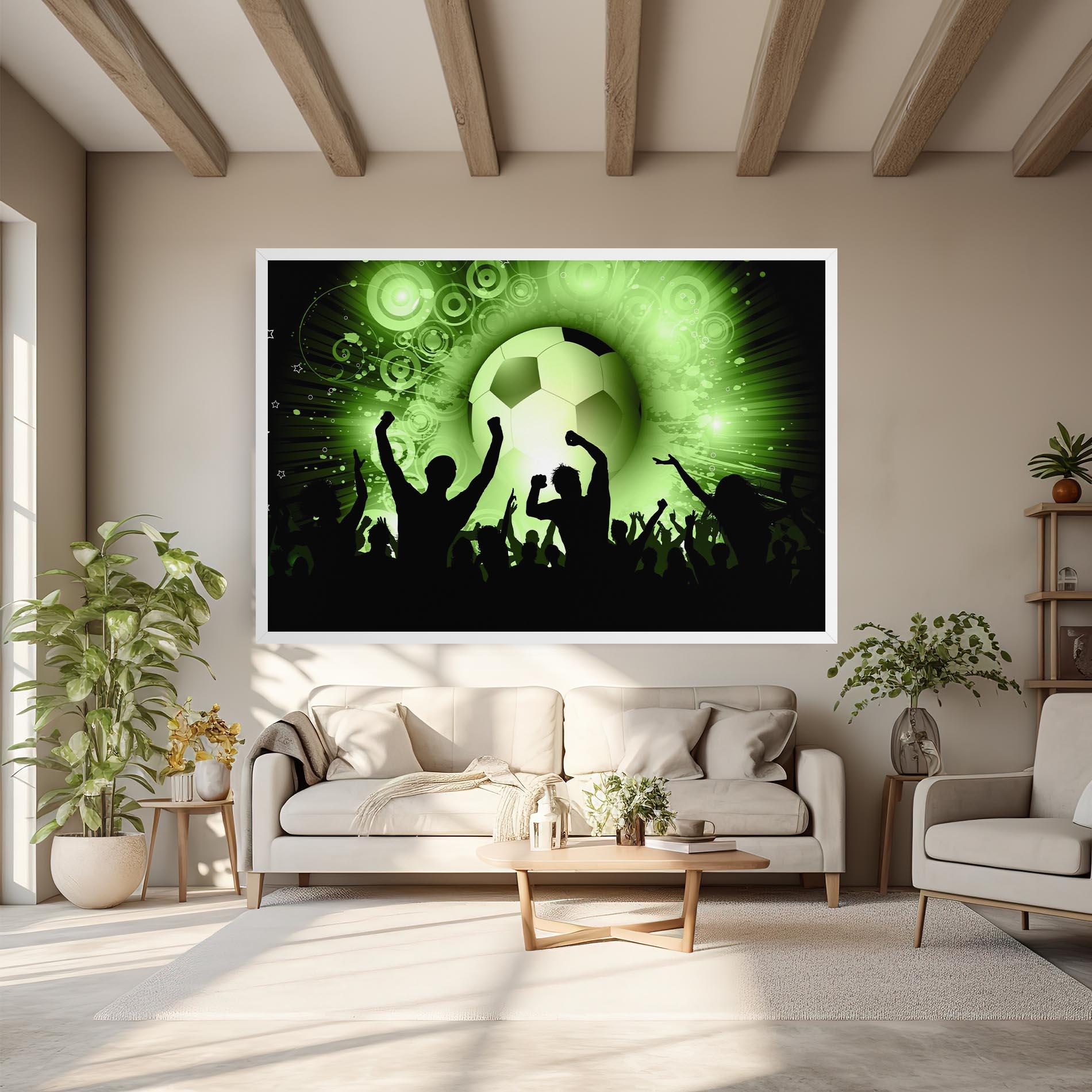 Vászonkép Football Crowd mockup 6