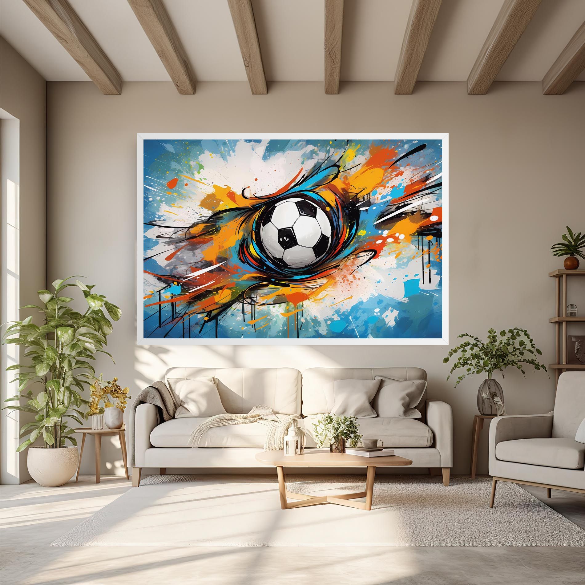 Football Flight Graffiti mockup 6