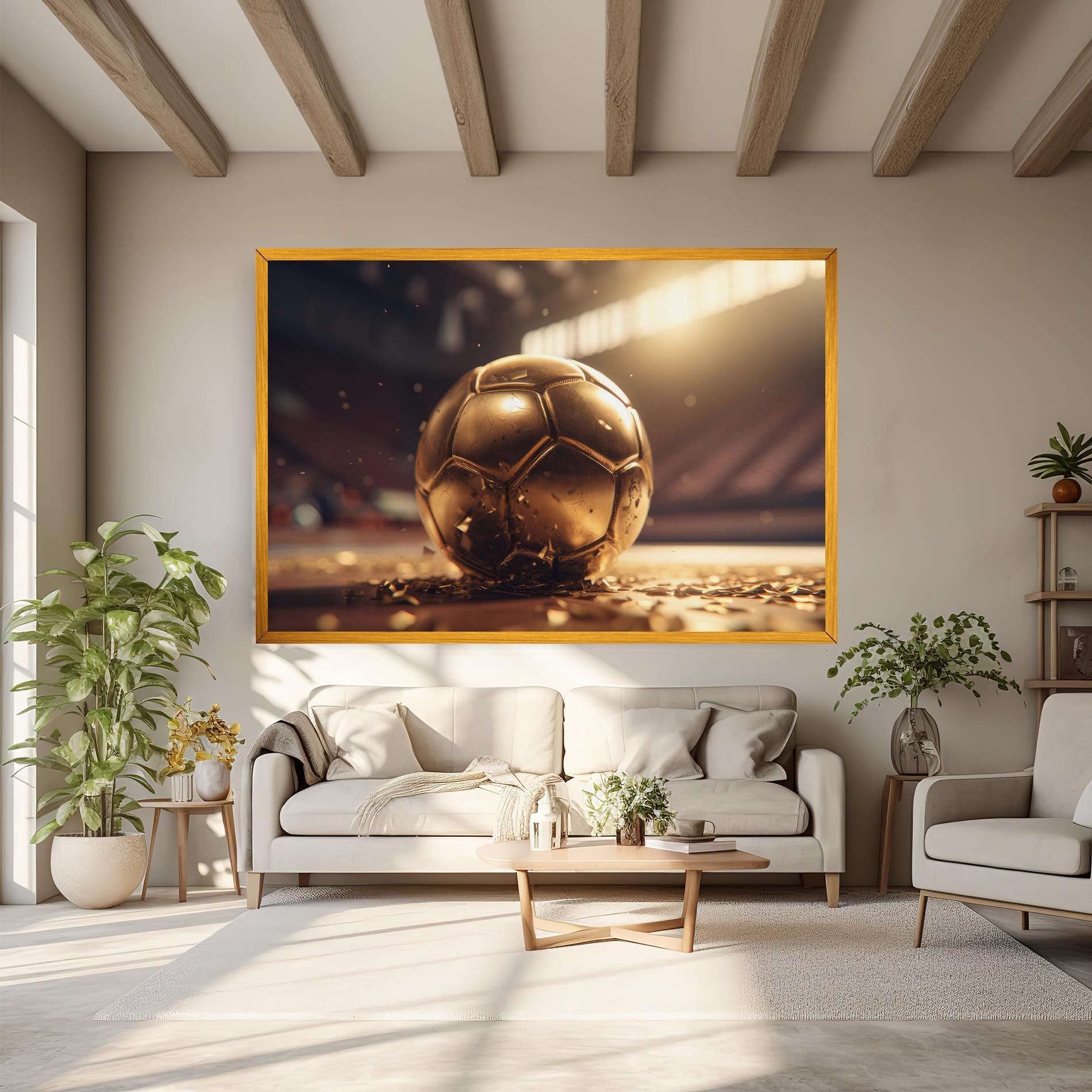 Vászonkép Award For Football mockup 6