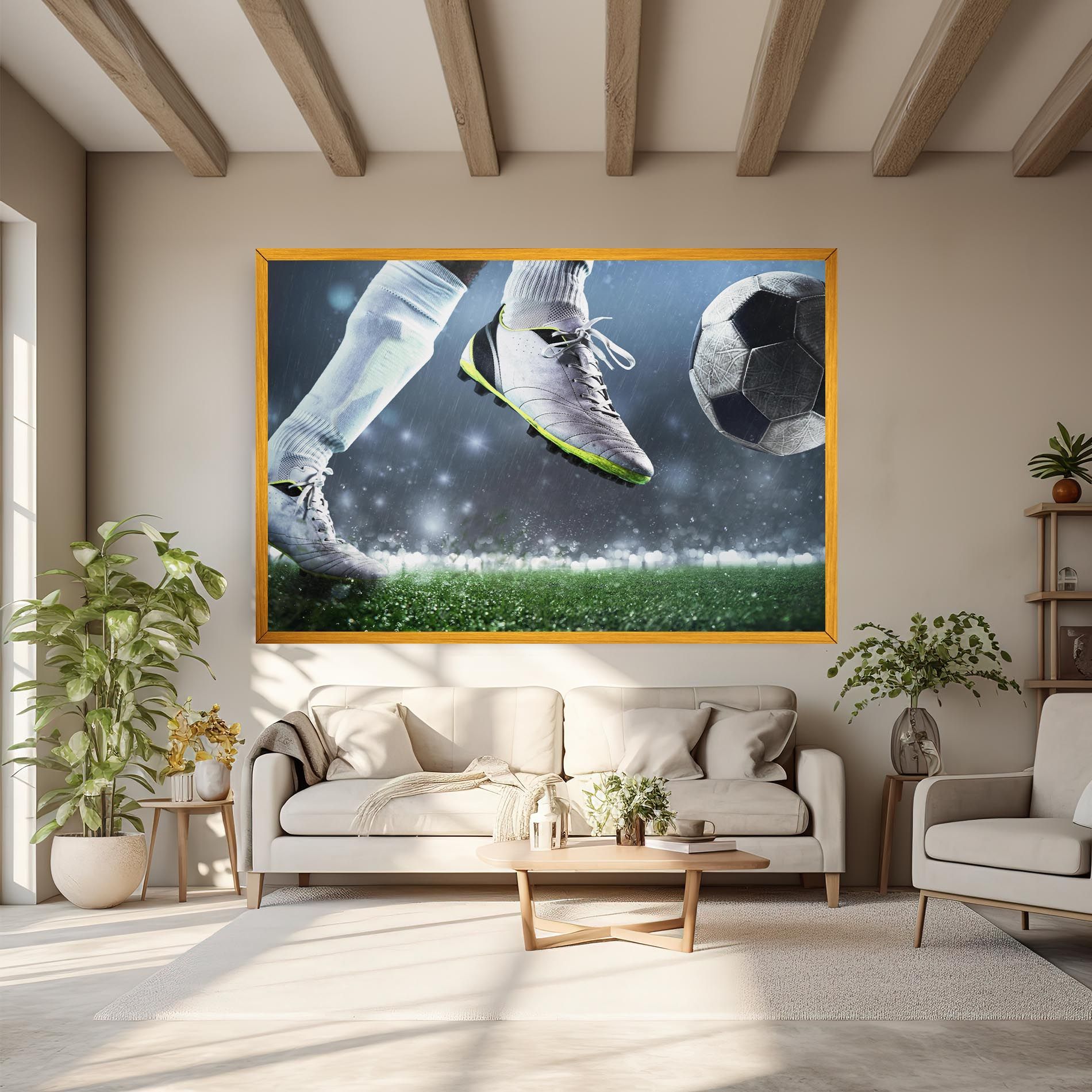 Close Up Football Scene mockup 6