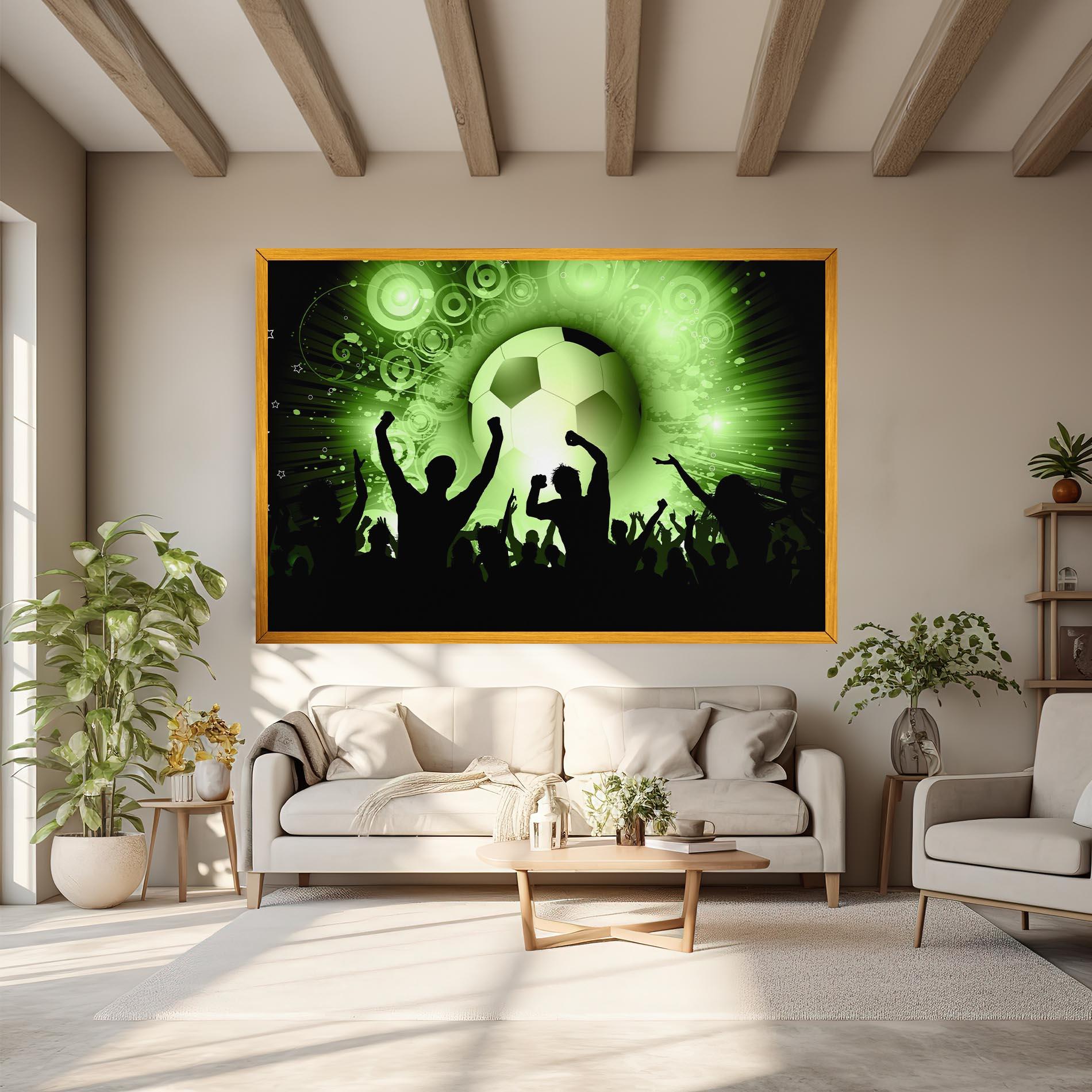 Vászonkép Football Crowd mockup 6