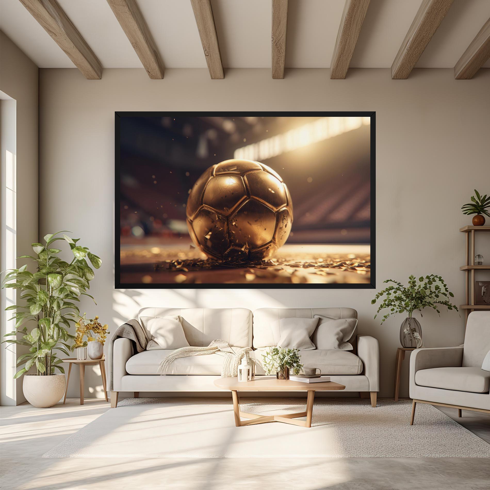 Vászonkép Award For Football mockup 6