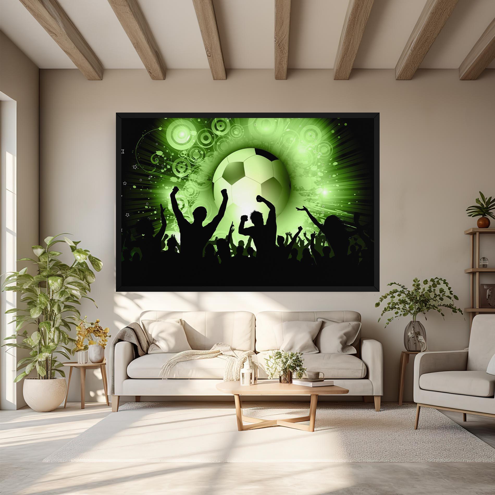 Vászonkép Football Crowd mockup 6