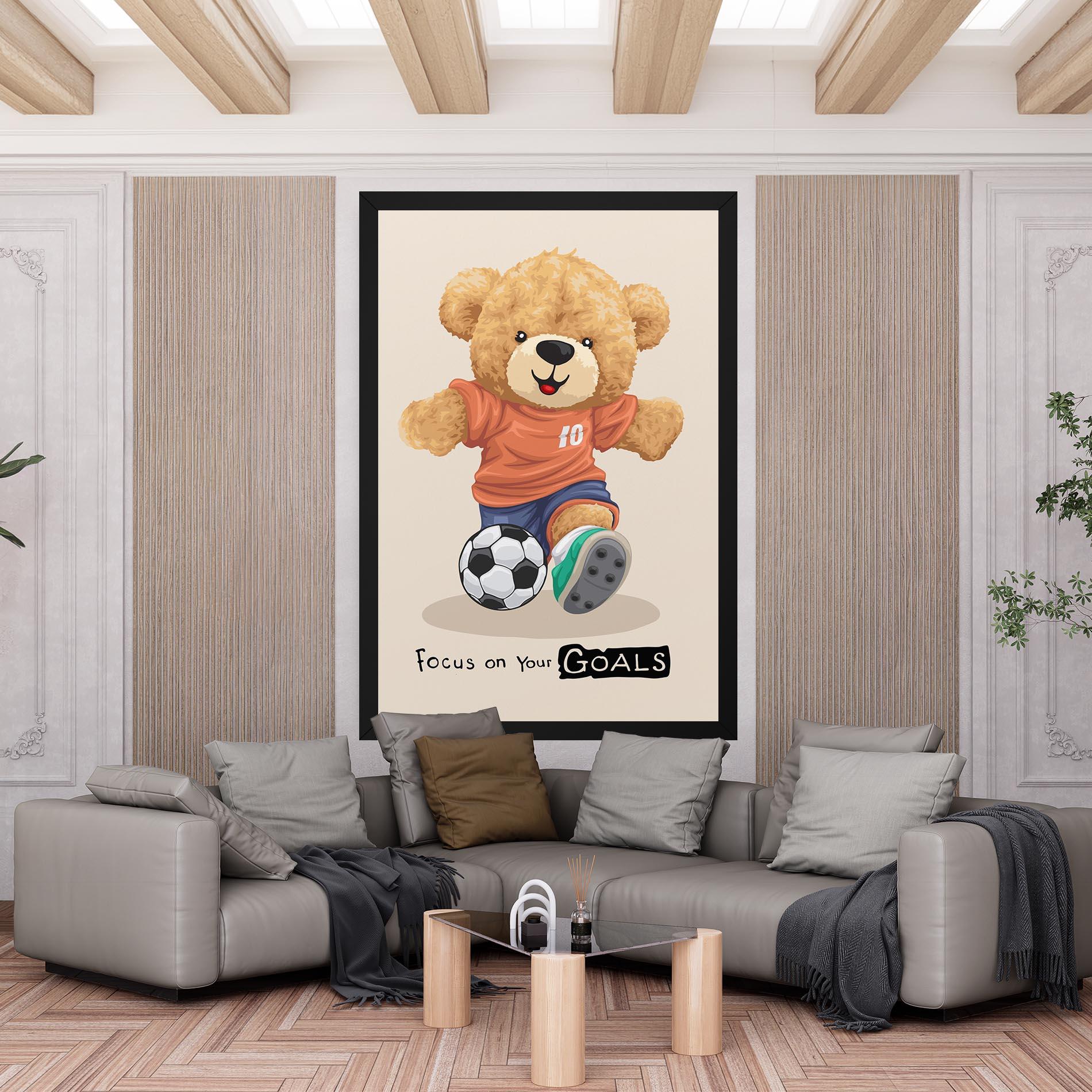 Vászonkép Goals Focus mockup 6