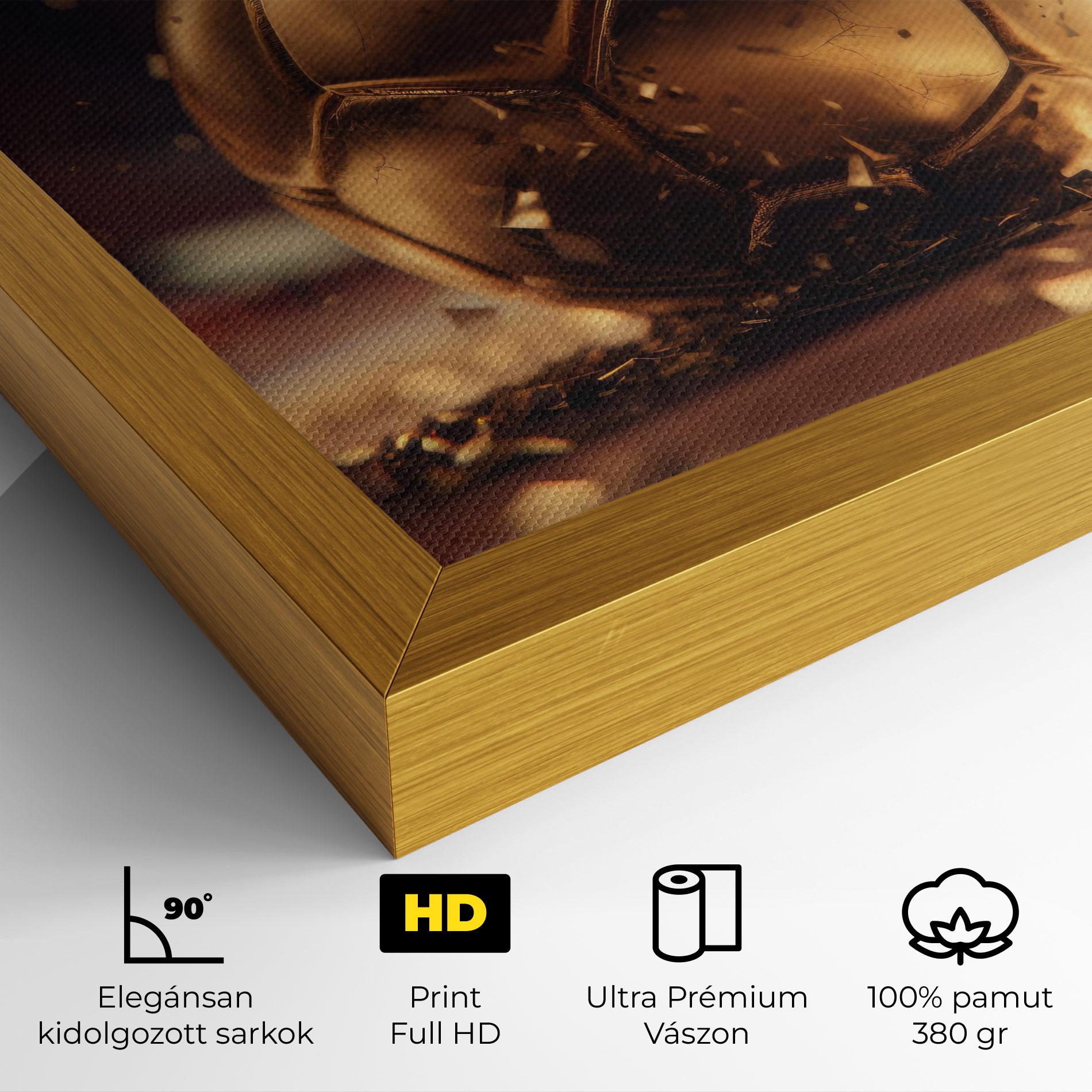 Vászonkép Award For Football mockup 4