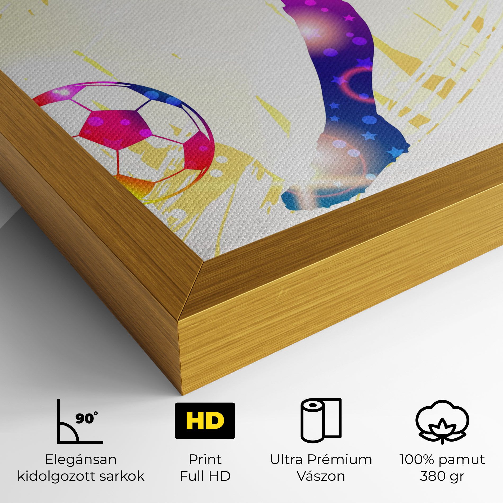 Football Gold Art mockup 4