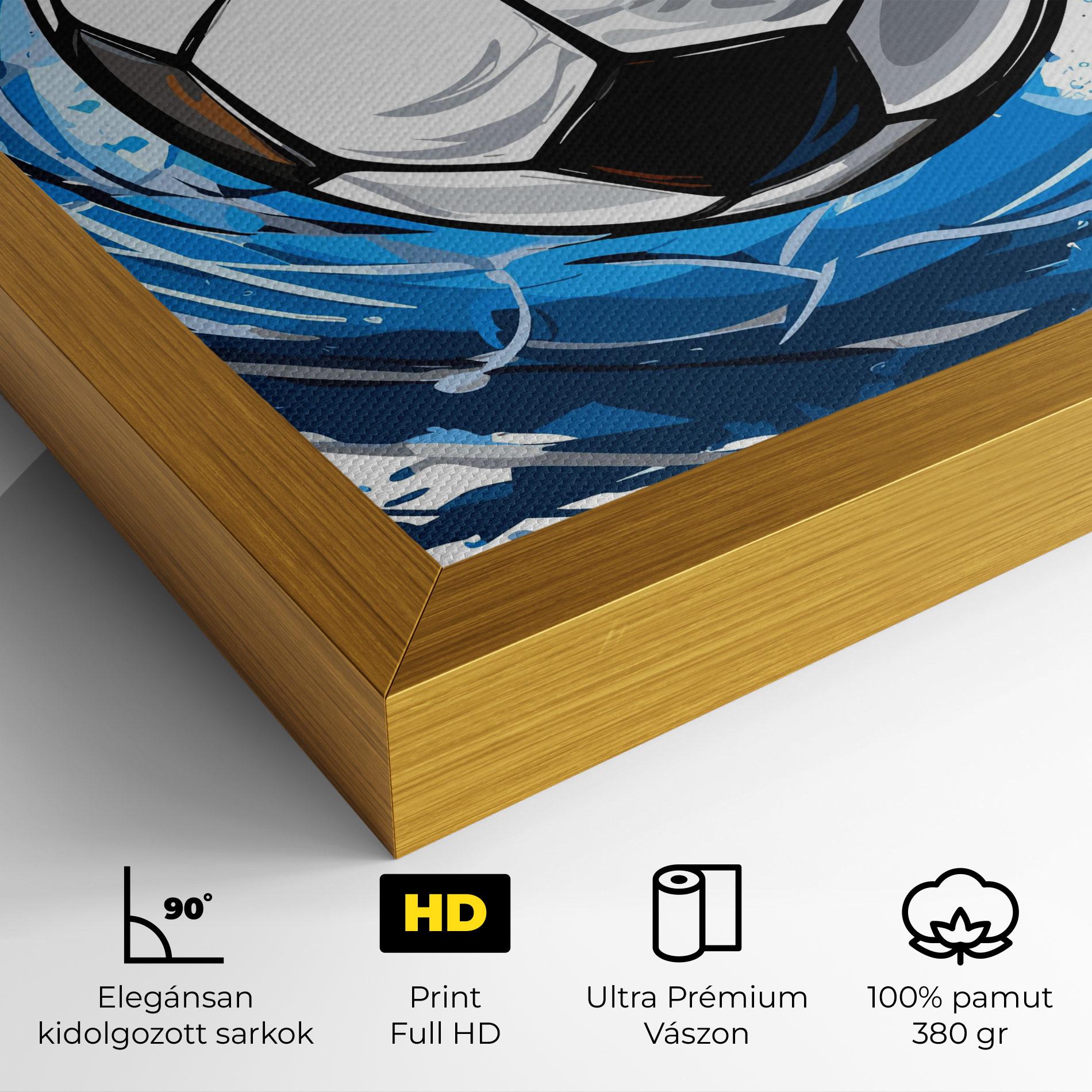 Vászonkép Football Wave mockup 4