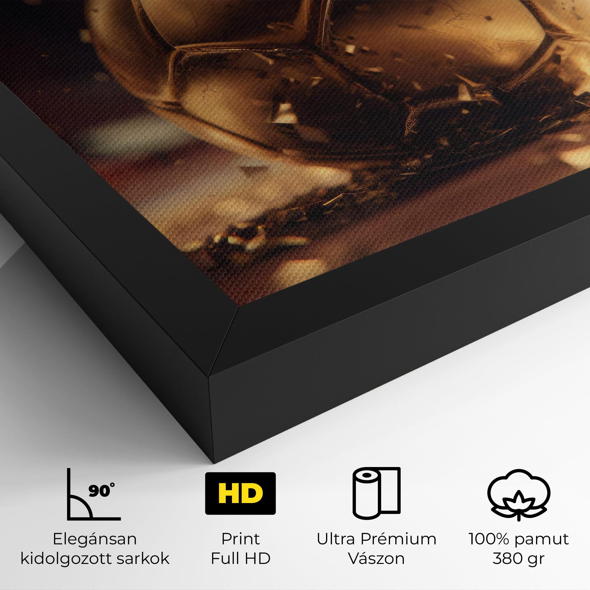 Vászonkép Award For Football mockup 4