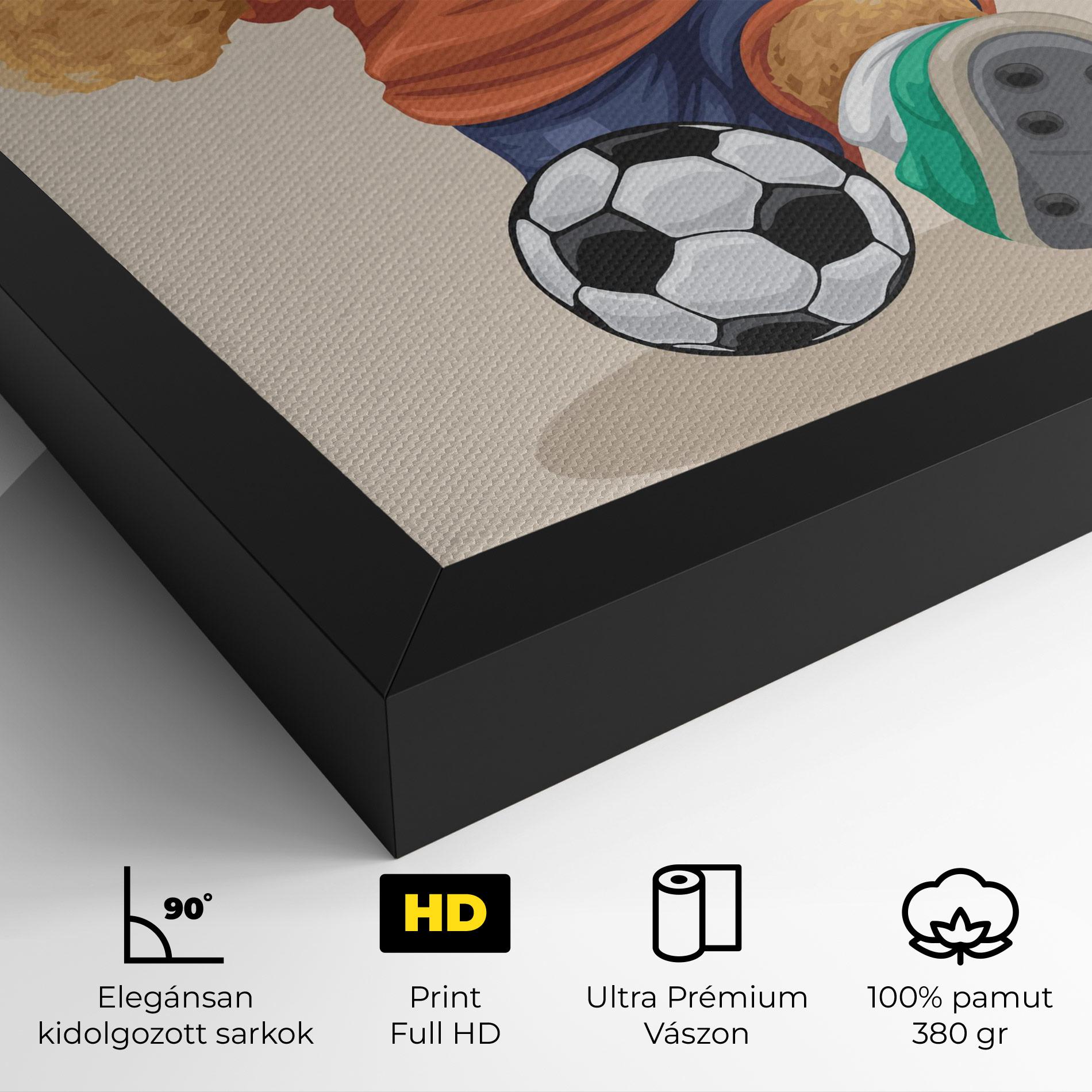 Vászonkép Goals Focus mockup 4