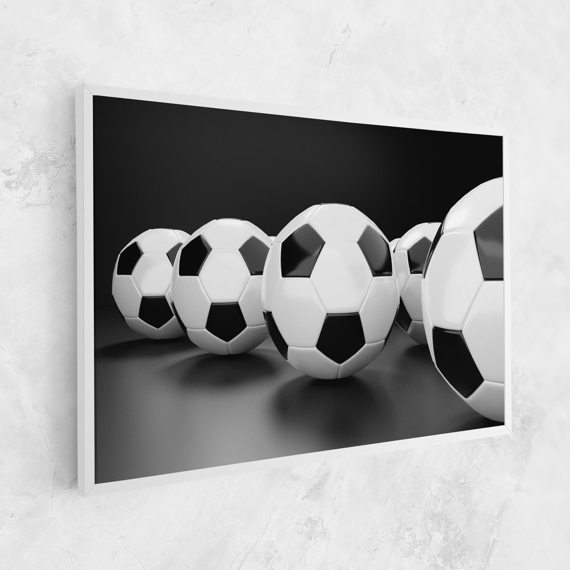 Black White Football mockup 1