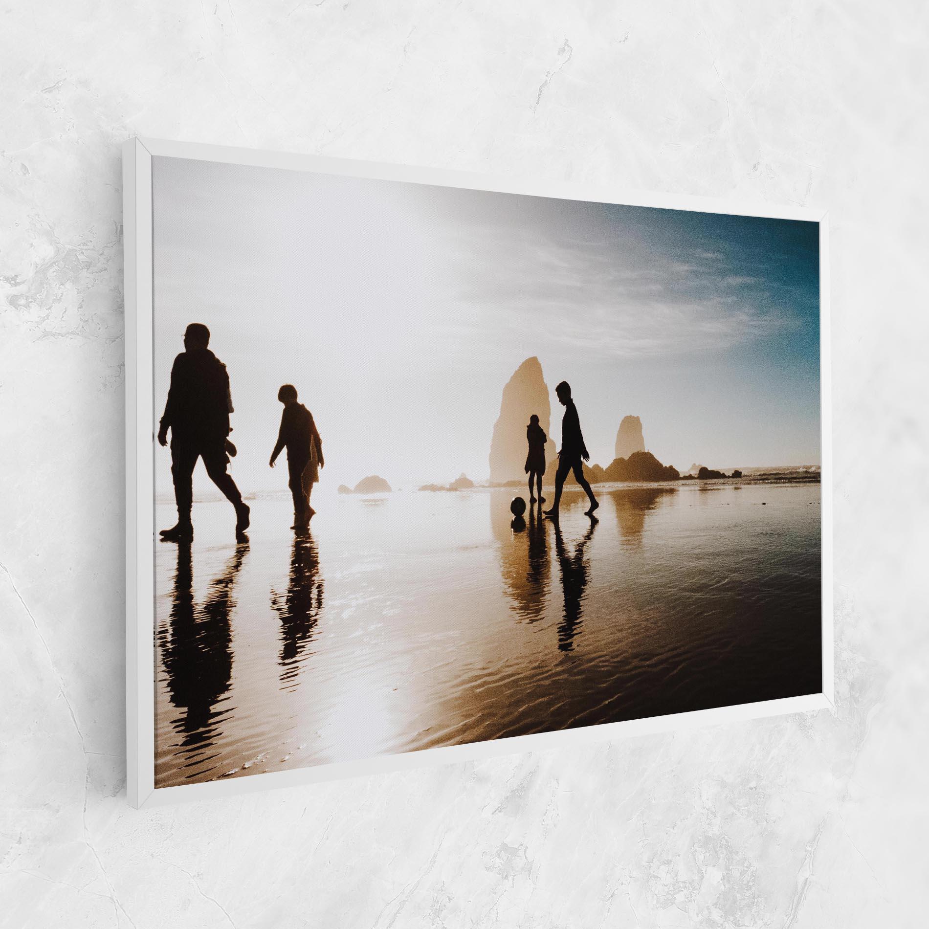 Vászonkép Football On Water mockup 1